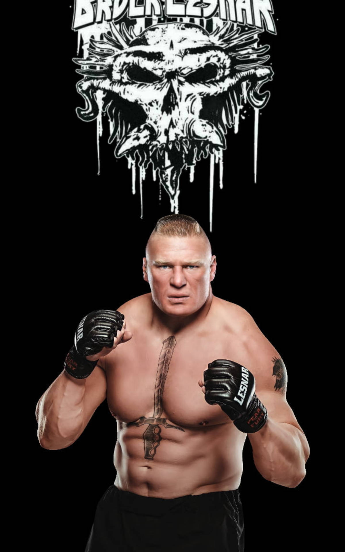 Download Brock Lesnar Fan Made Art Wallpaper