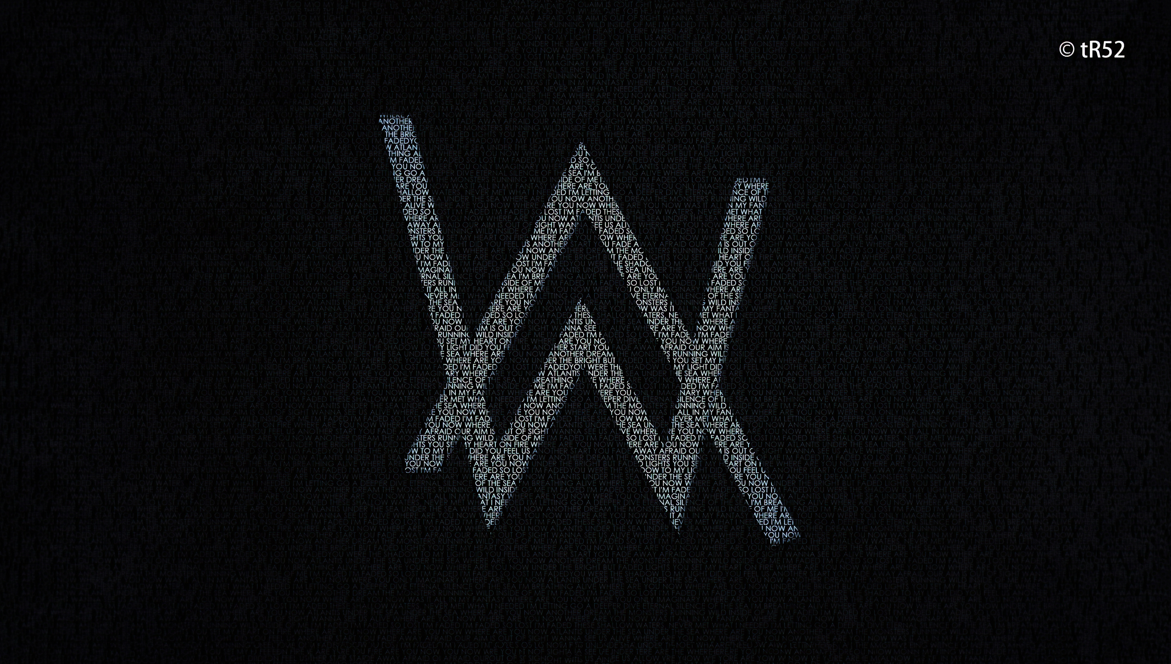 Download Typography Music Alan Walker 4k Ultra HD Wallpaper