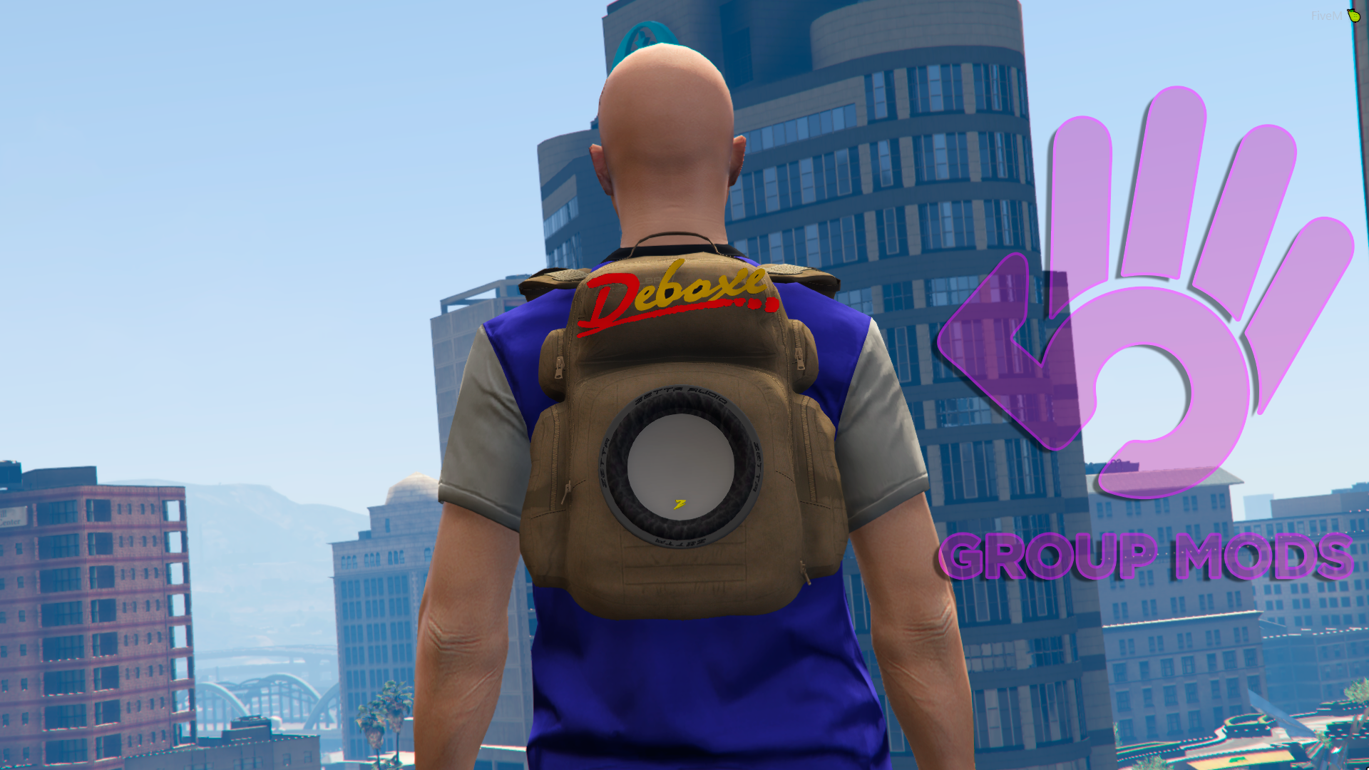 Mochila Masculina Com Som DEBOXE [SP FiveM]