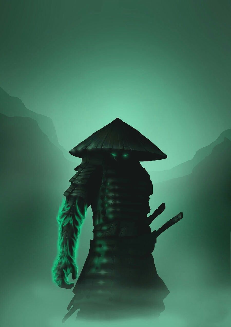 Green samurai. Samurai wallpaper, Samurai artwork, Samurai art