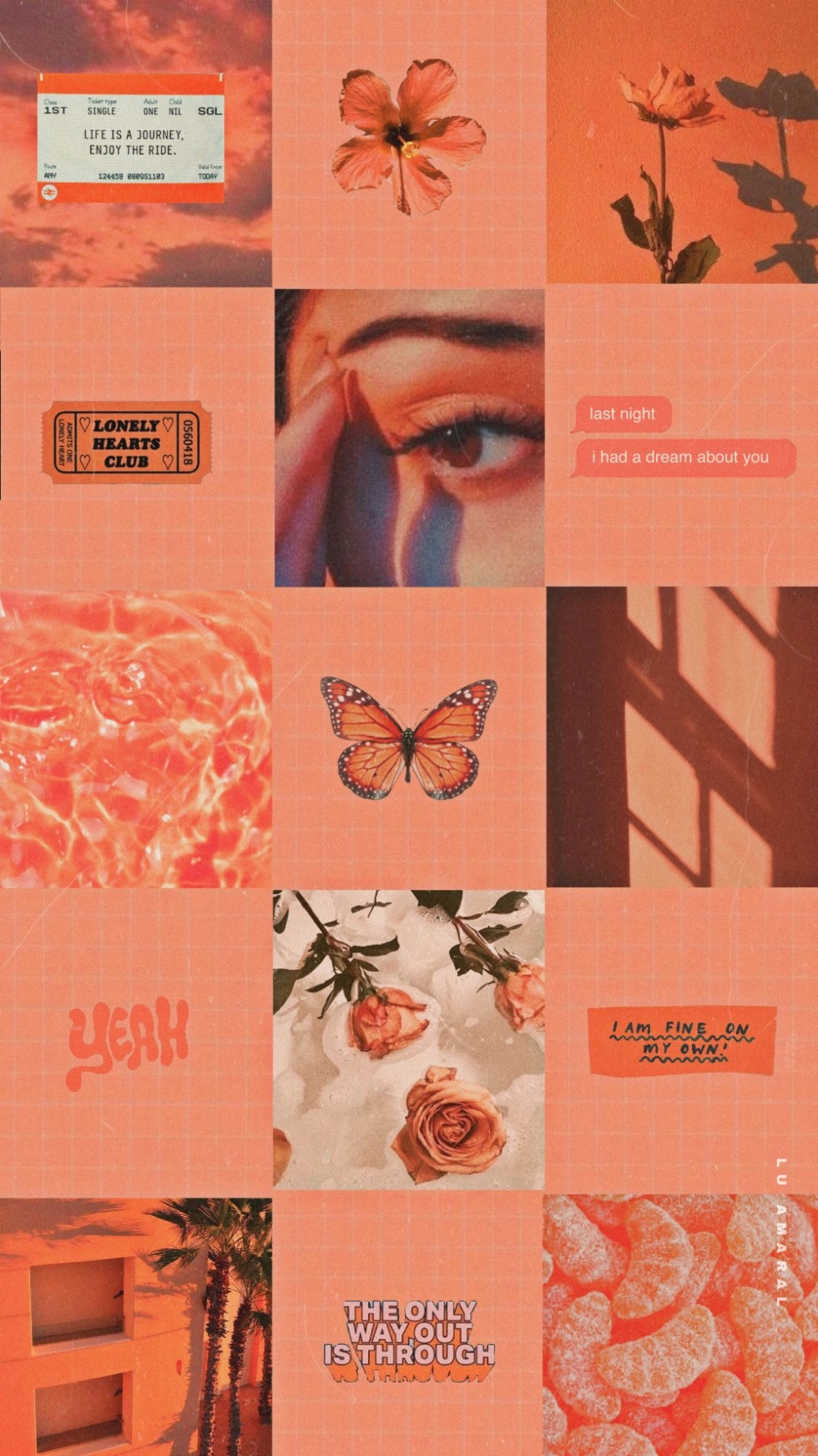 Cute aesthetic collage wallpaper for iphone and android ⋆ The Aesthetic Shop