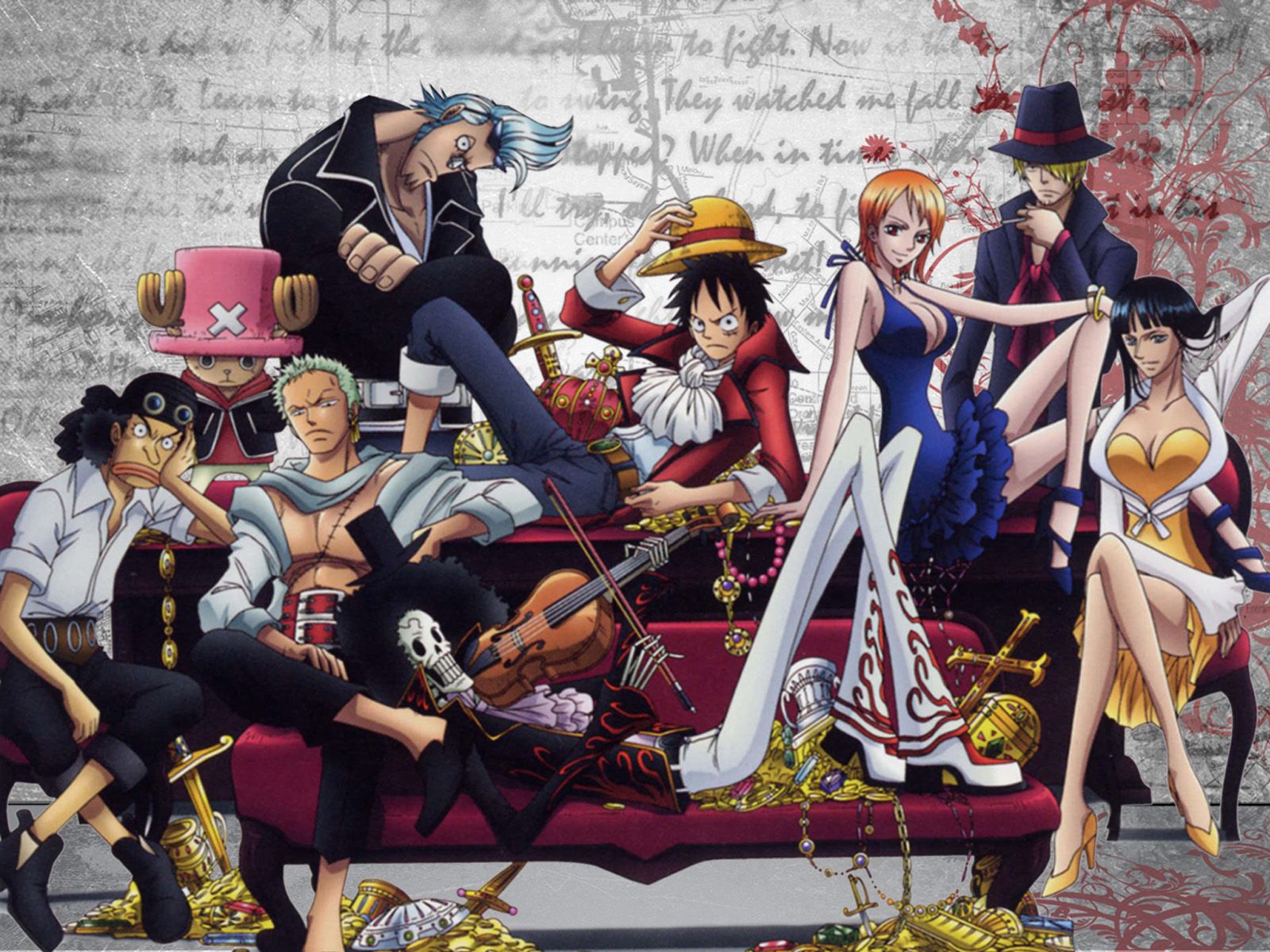 Grupo Chapéu de Palha Computer Wallpaper, Desktop Backgroundx1200. One piece anime, One piece manga, Brooks one piece