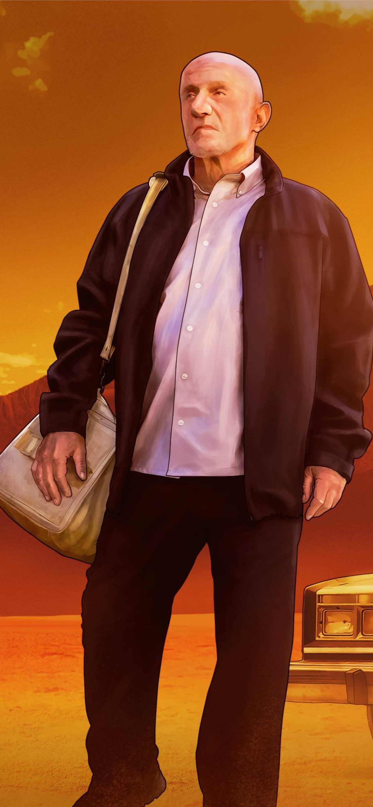Mike Better Call Saul Sony Xperia X XZ Z5 Premium. iPhone Wallpaper Free Download