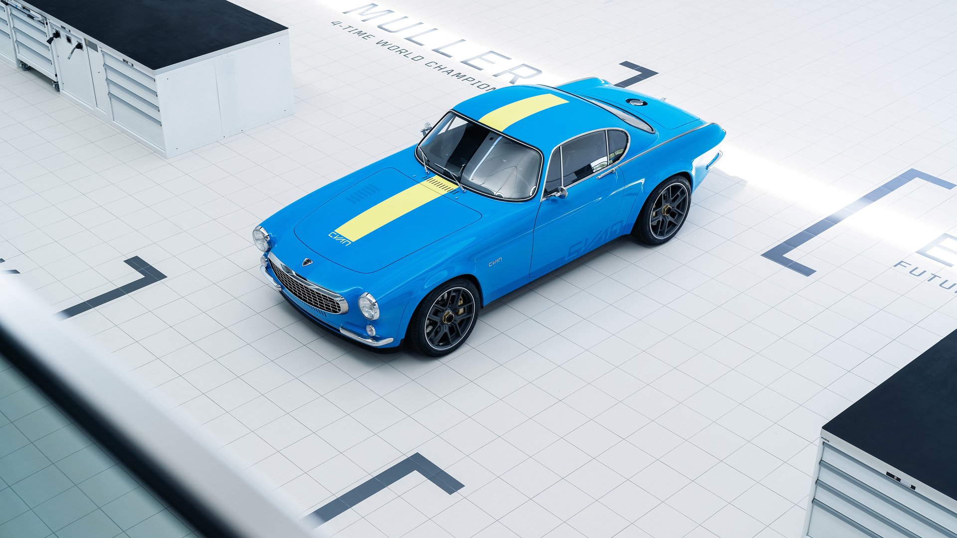 Volvo P1800 Cyan HD Wallpaper and Background