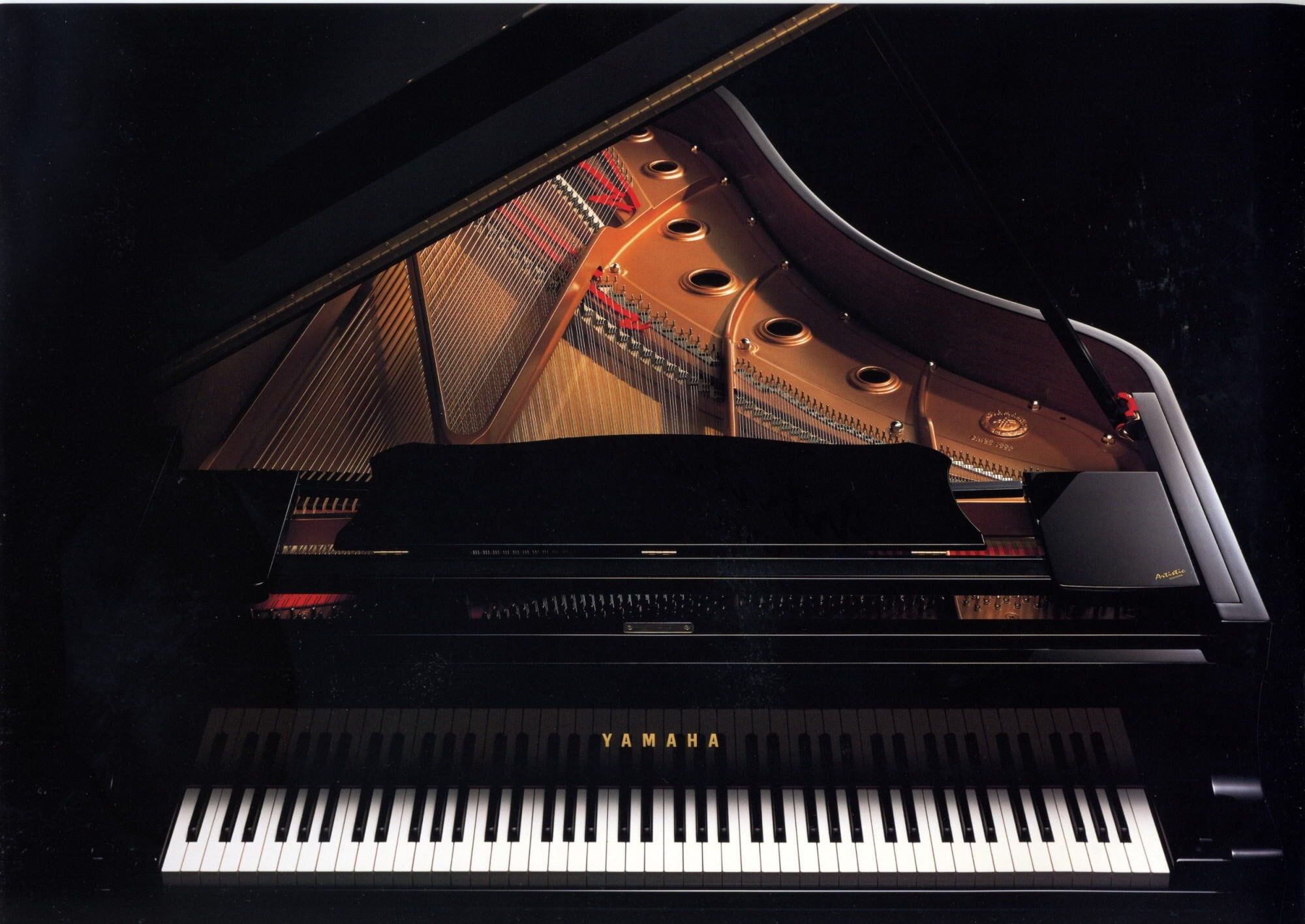 concert grand piano wallpaper