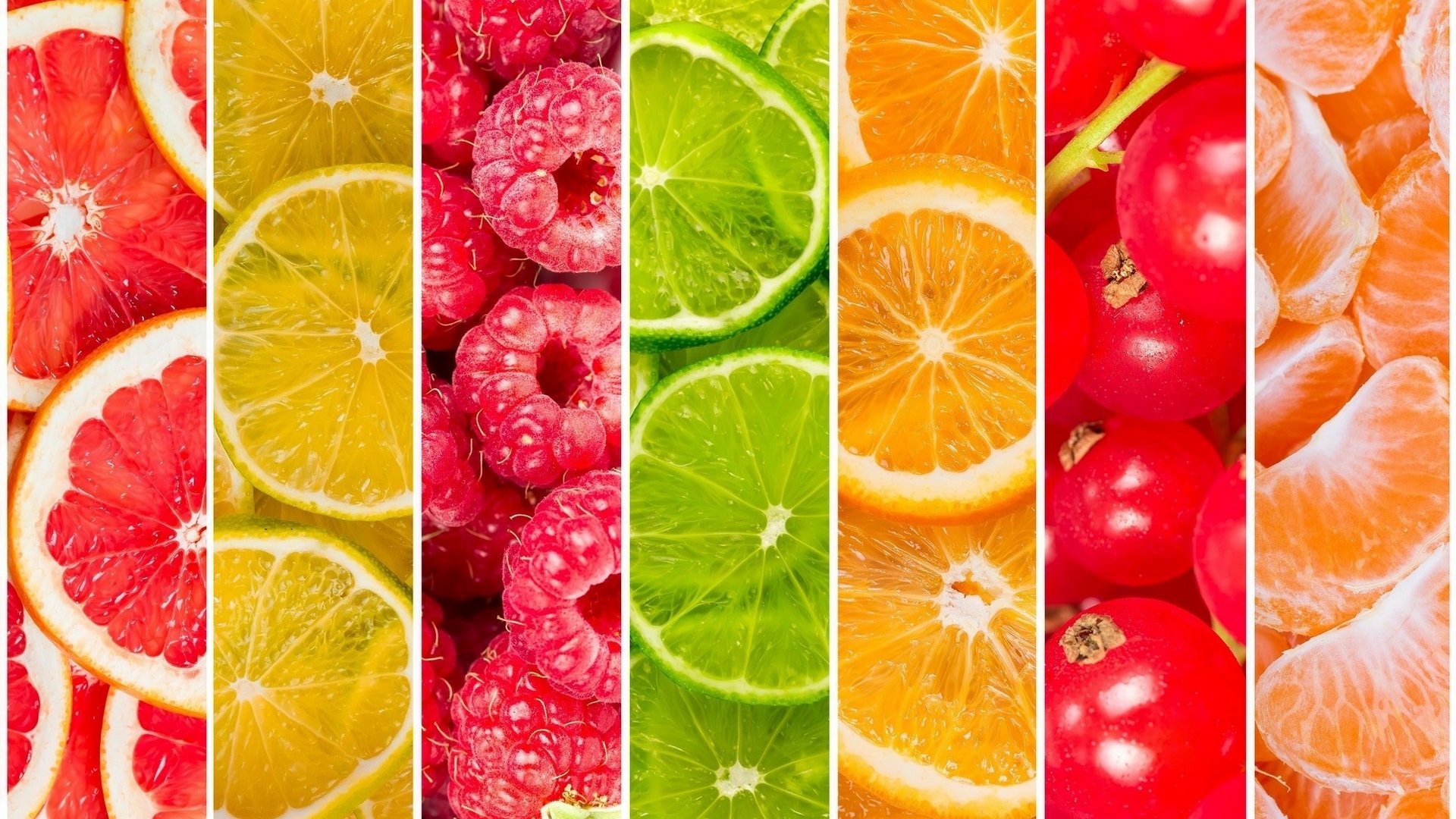 red, colorful, orange, yellow, collage, lime, lemon, fruit, vara, summer, raspberry