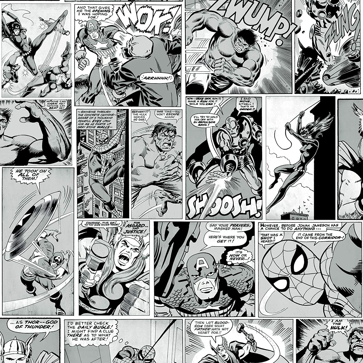 Black and White Comic Wallpaper Free Black and White Comic Background