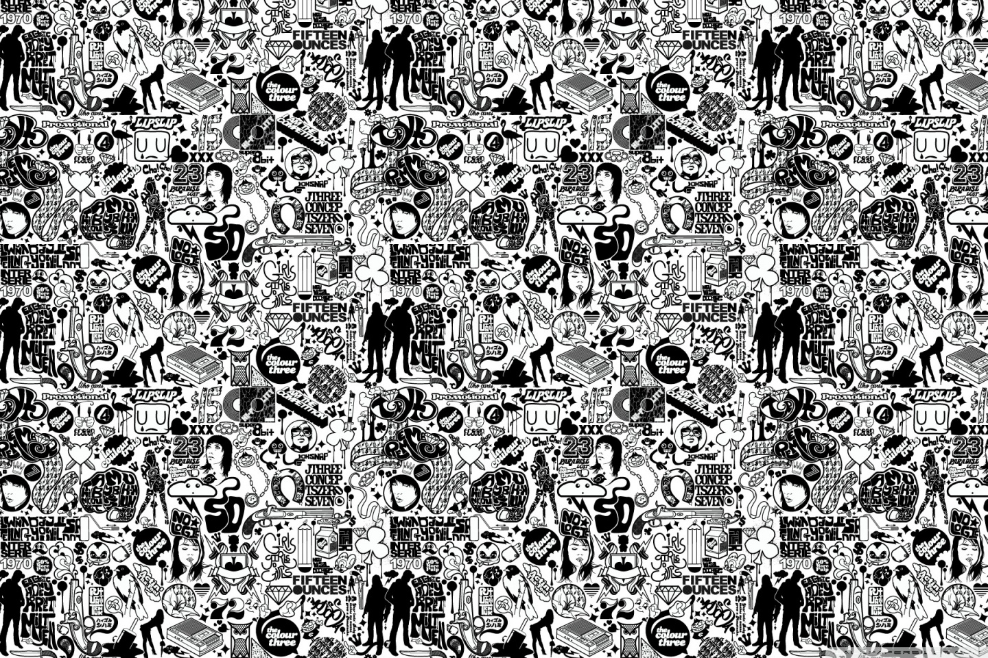 black and white comic strip wallpaper