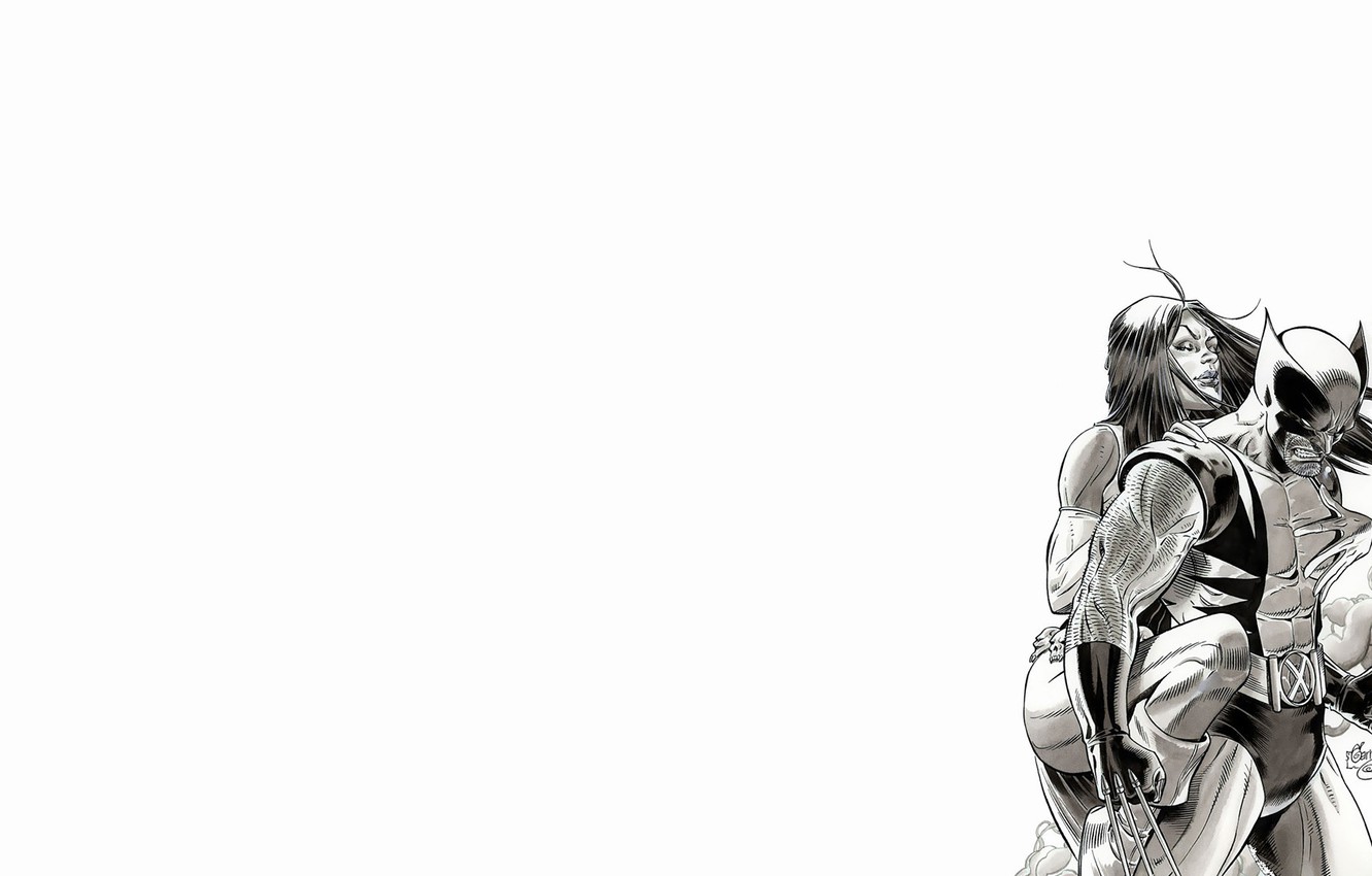 Wallpaper Black And White, Wolverine, Mystic, Wolverine, X Men, Comic, Marvel, Marvel Comics, X Men, Mystic Image For Desktop, Section фантастика