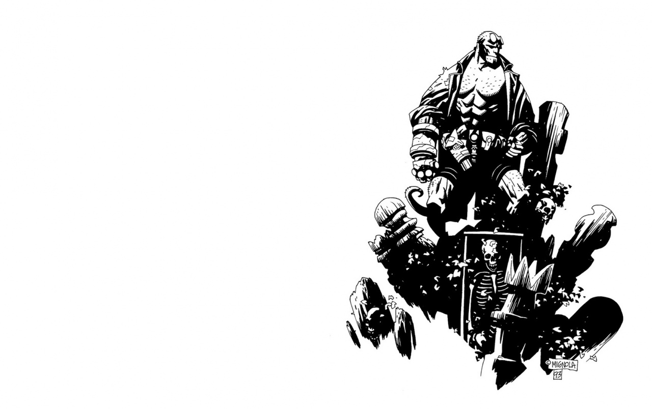 Hellboy Comics wallpaper. Hellboy Comics