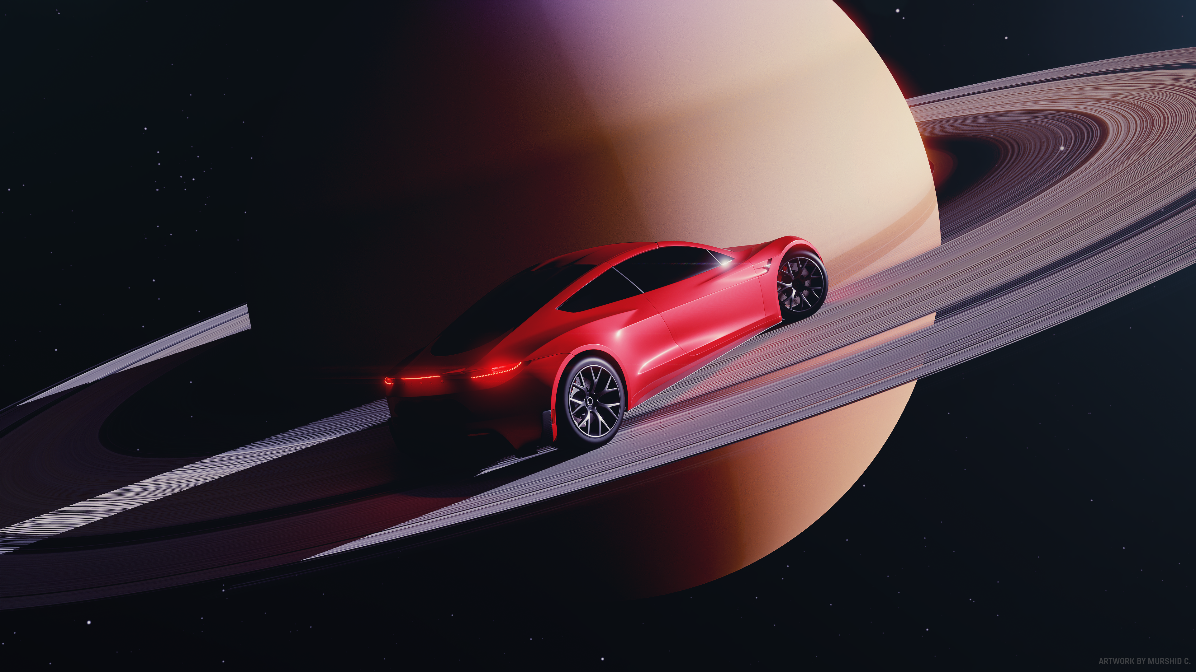Roadster 2021 in Space