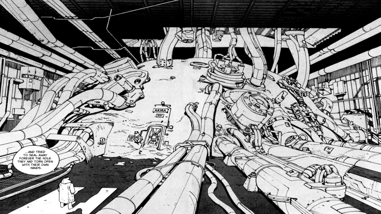 Wallpaper, drawing, illustration, monochrome, cartoon, Akira, Monochrome Factor, katsuhiro otomo, sketch, black and white, comics artist, comic book, fiction 1920x1080