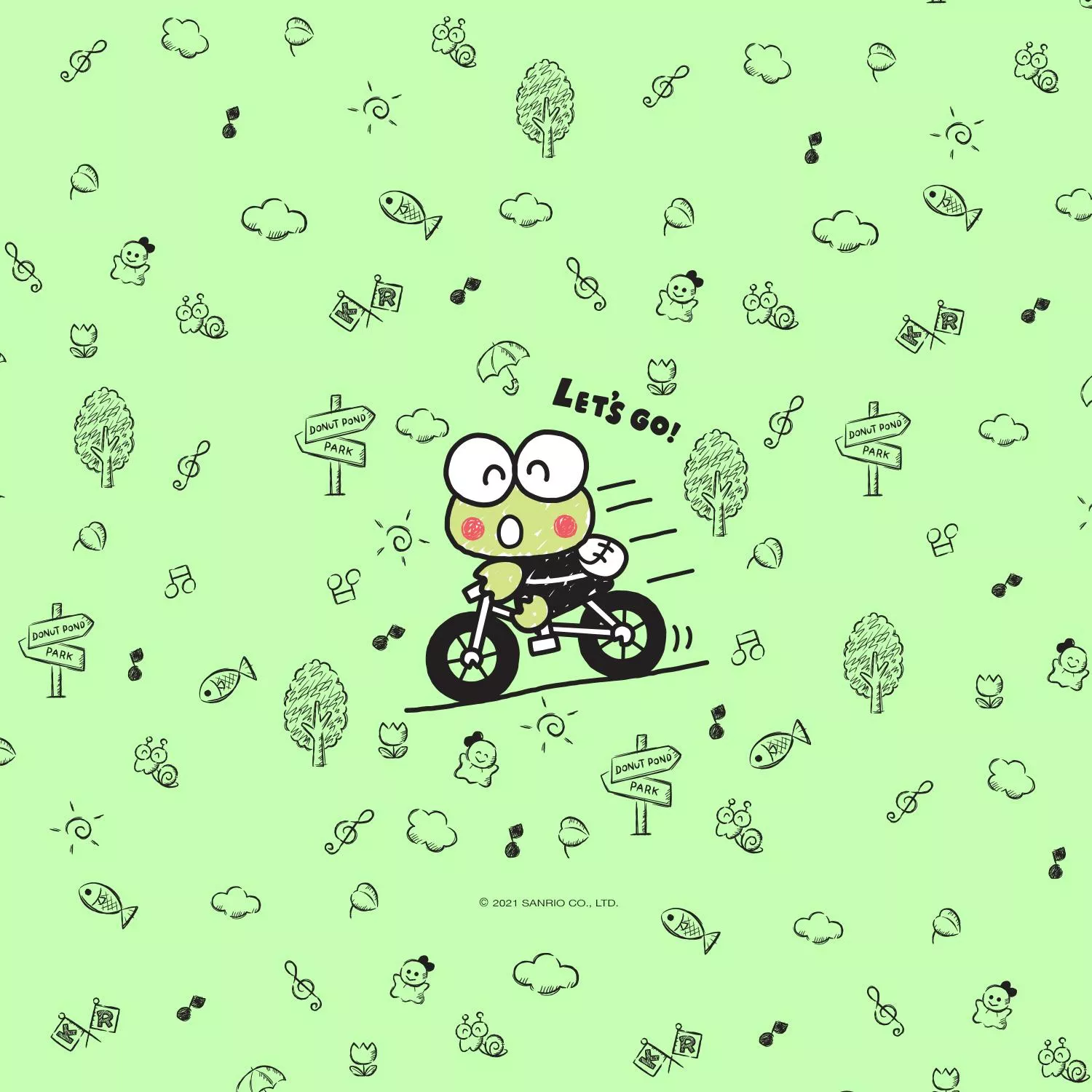 Sanrio #Keroppi on the go