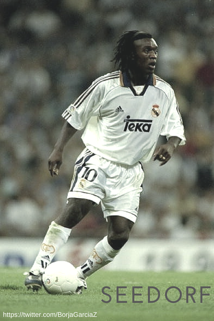 Clarence #Seedorf. #HalaMadrid #Realmadrid #futbol #football #soccer #legends. Seedorf, Soccer motivation, Real madrid club