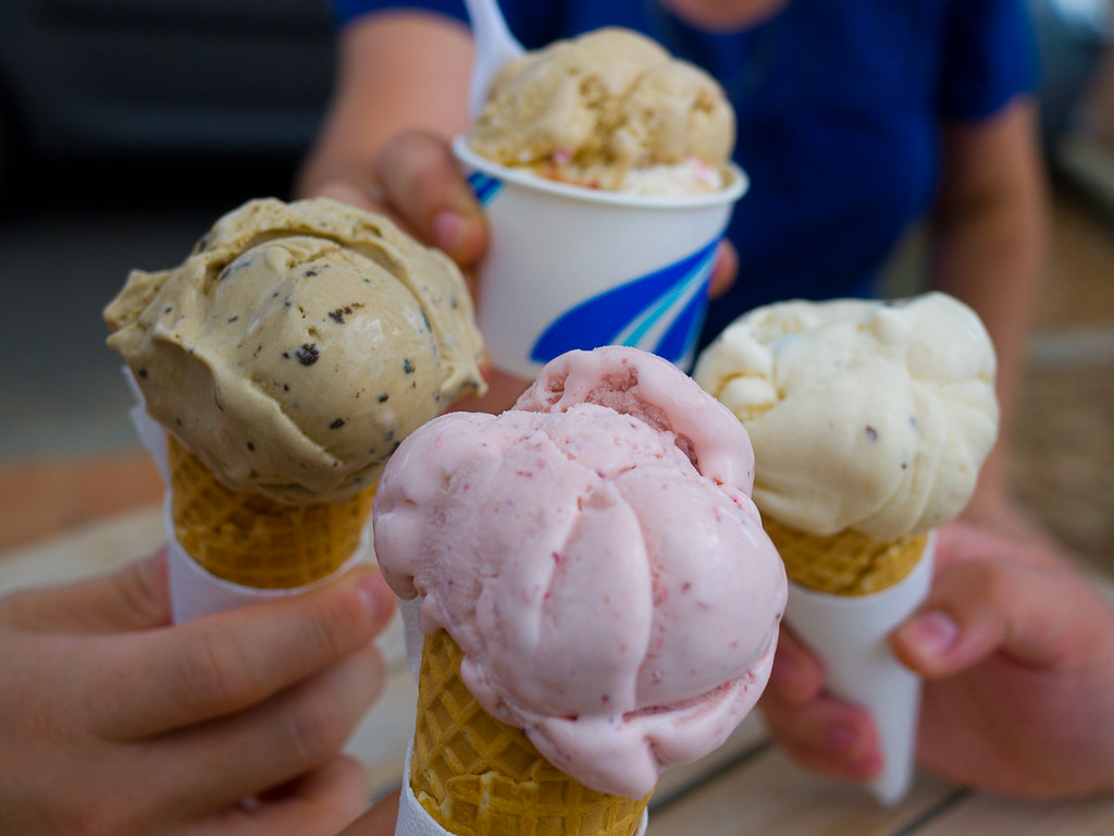 Ice cream toast. From Simmo's, Busselton on our Easter holi