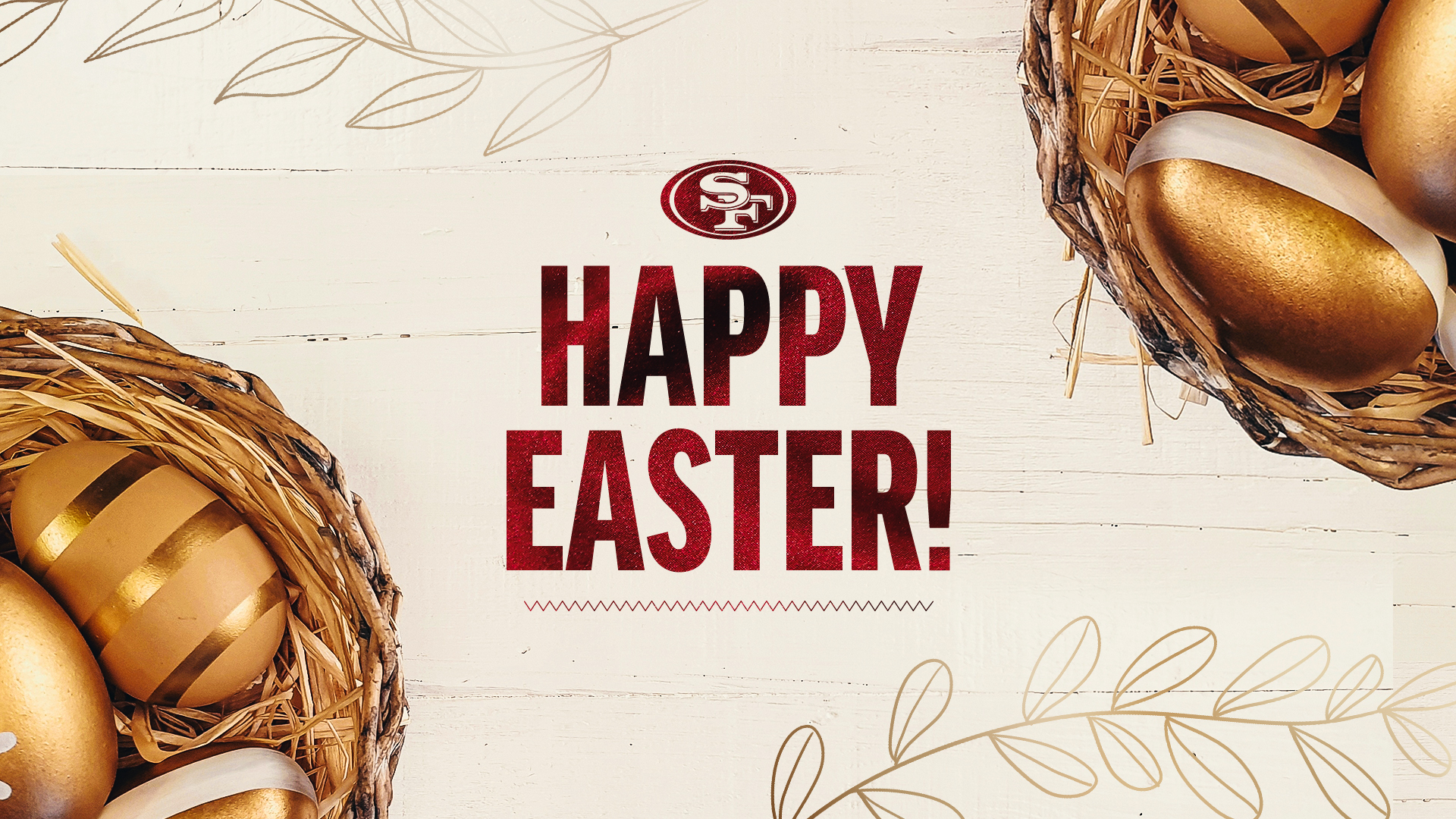 San Francisco 49ers #Easter Faithful!