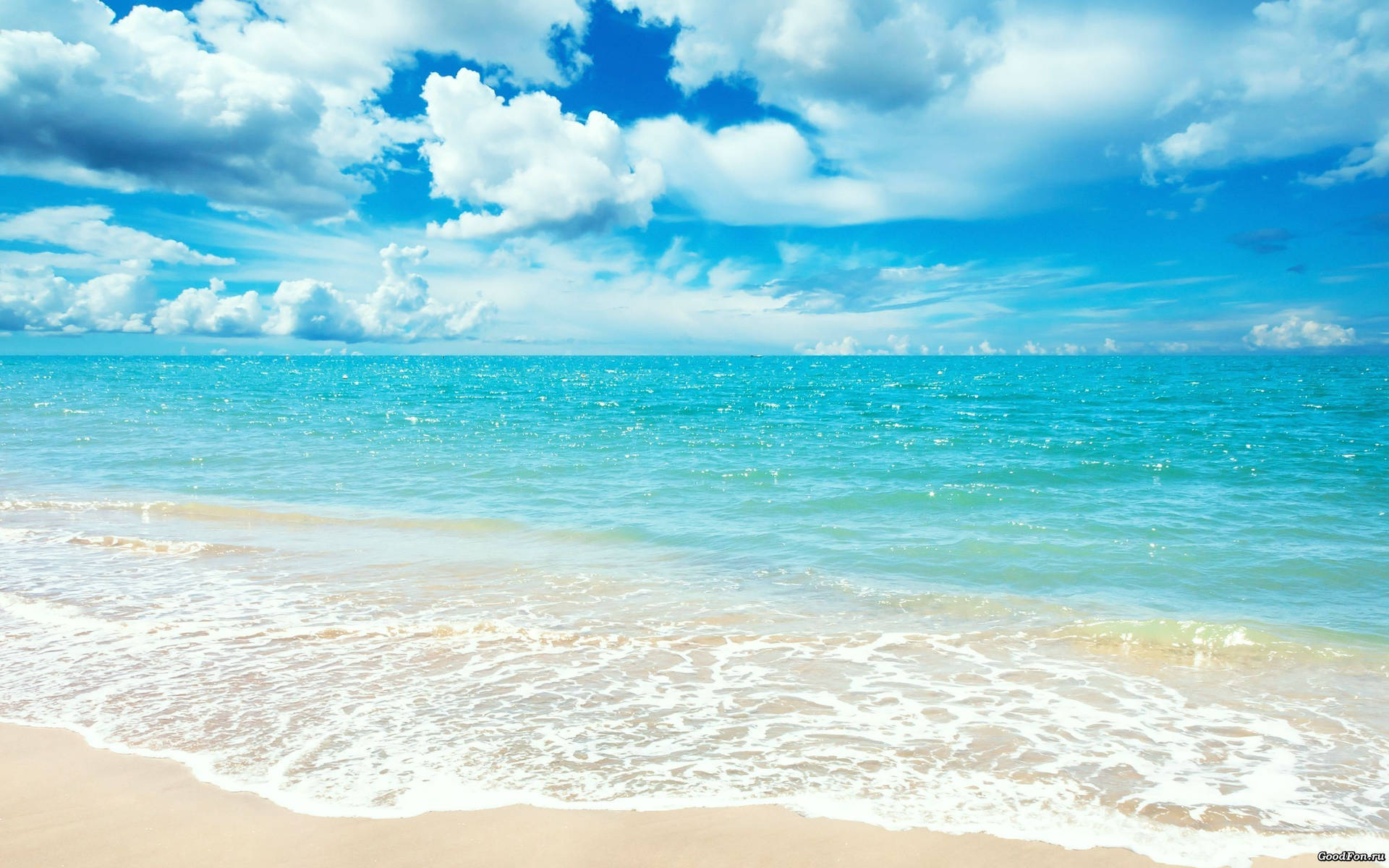 Download Summer Sea Sky Wallpaper