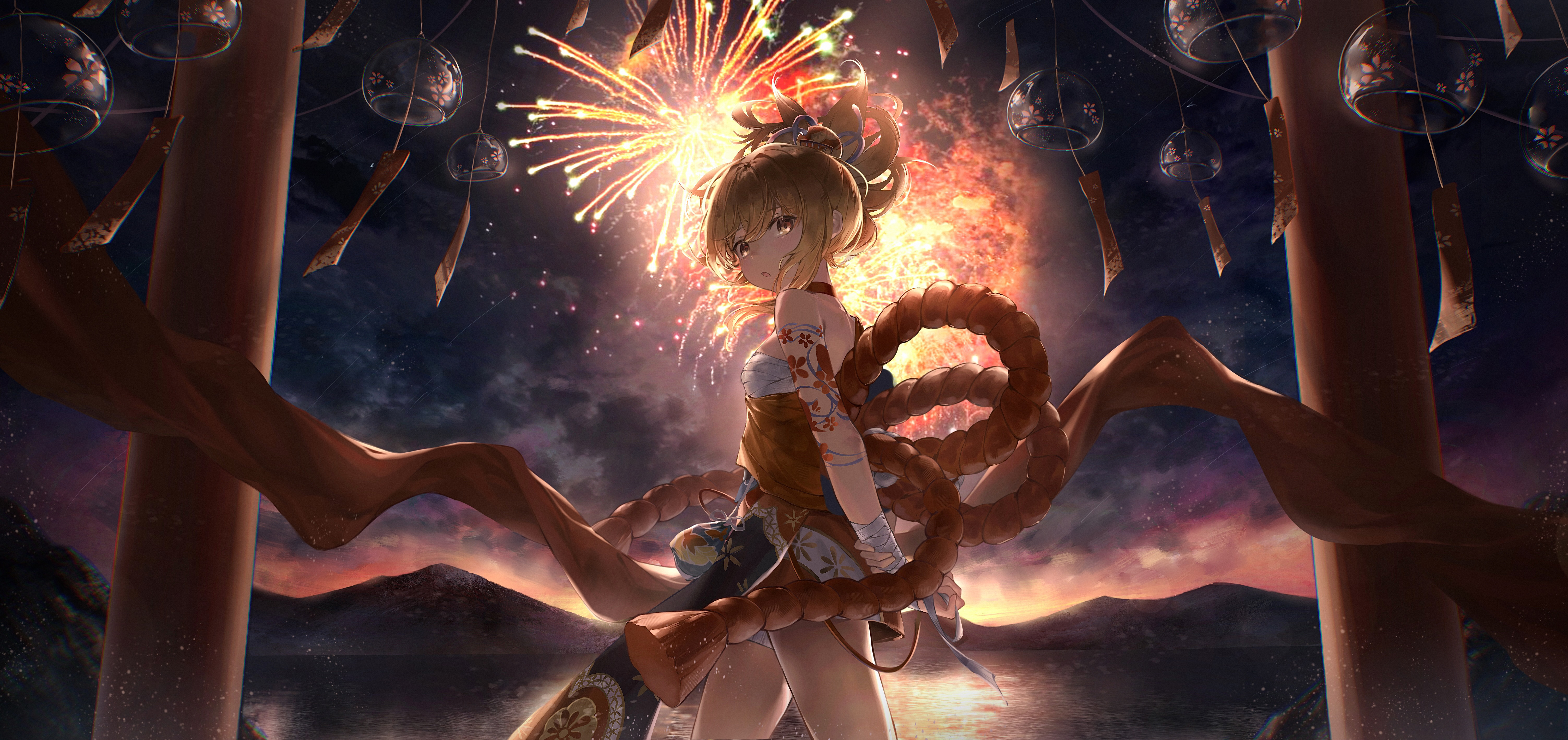 Yoimiya (Genshin Impact) HD Wallpaper and Background