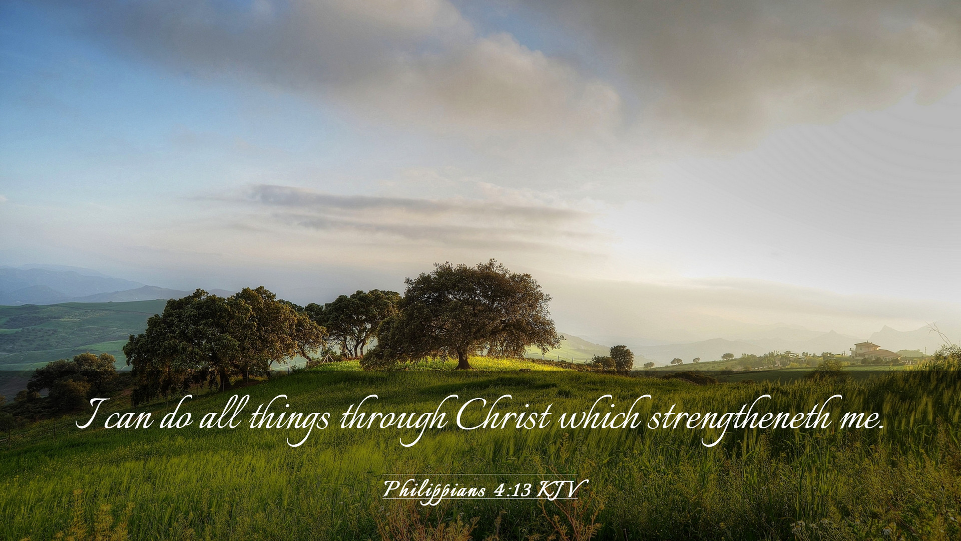 Philippians 4:13 KJV Desktop Wallpaper can do all things through Christ which