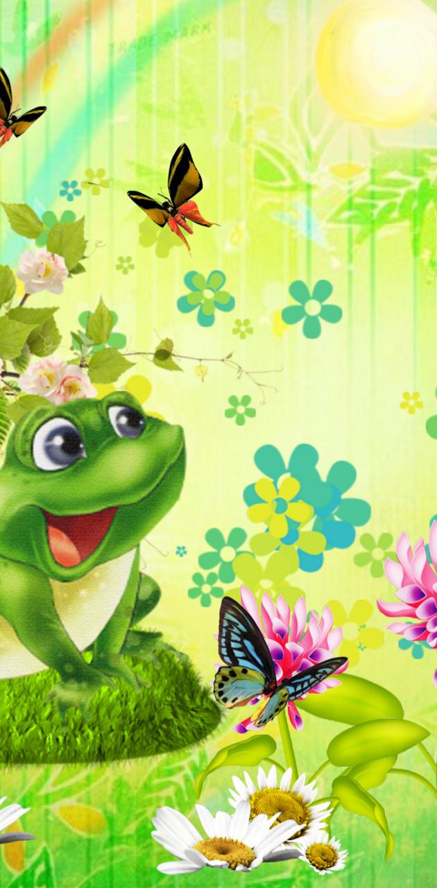 Sweet Frog wallpaper