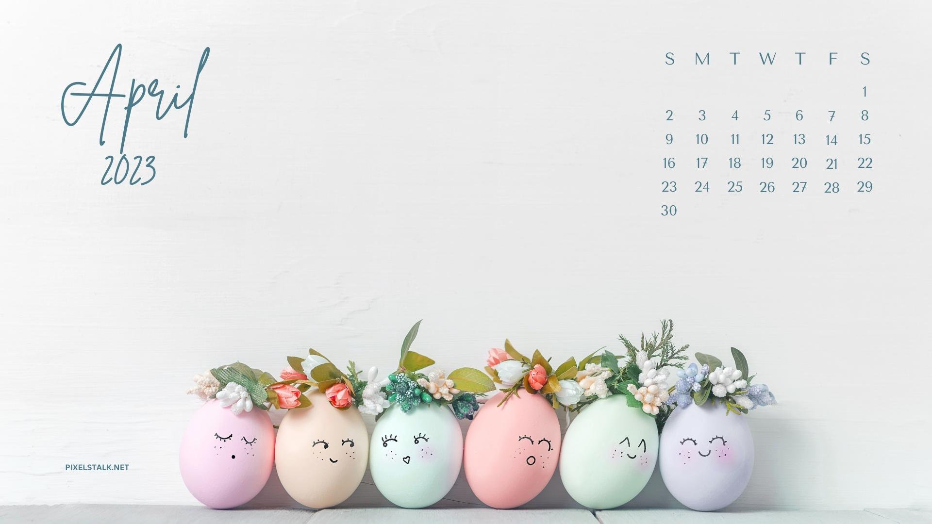 April 2023 Calendar Wallpaper HD Free Download
