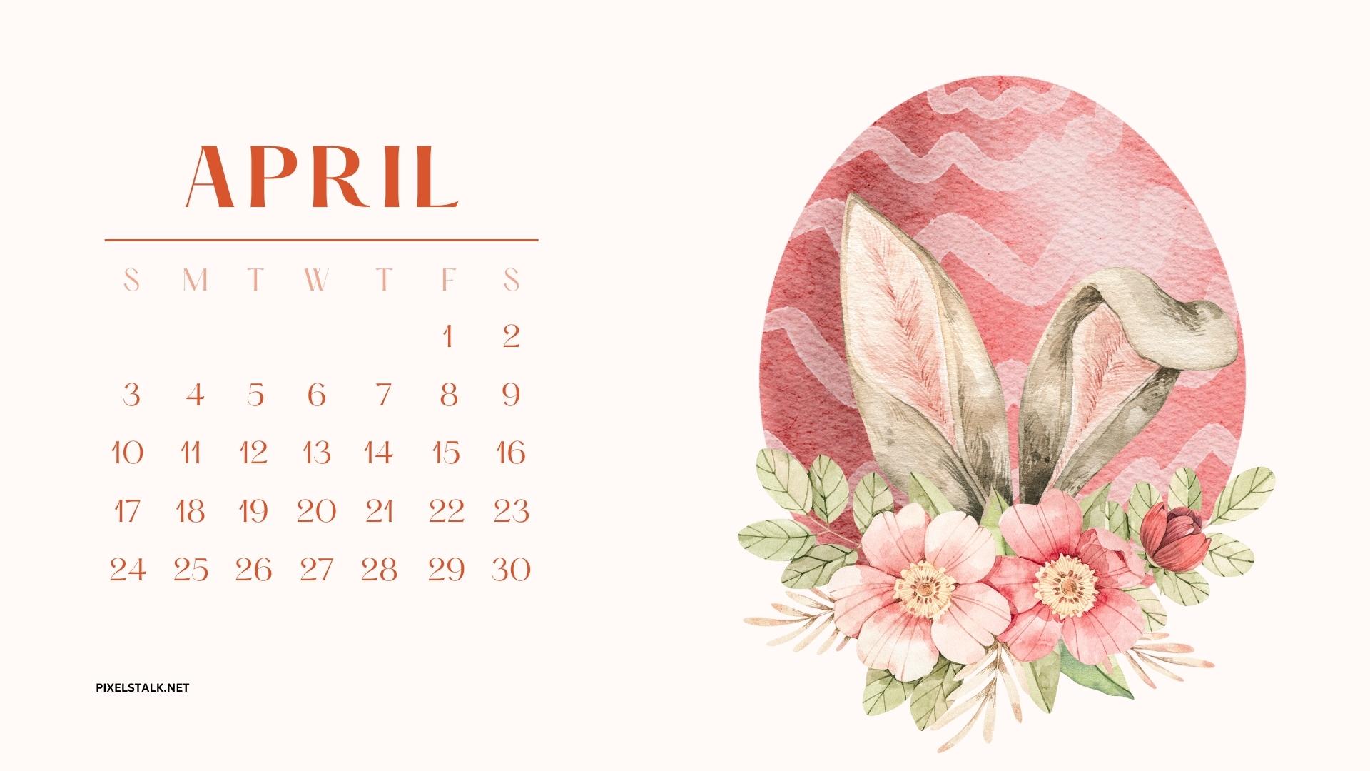 April 2023 Calendar Wallpaper