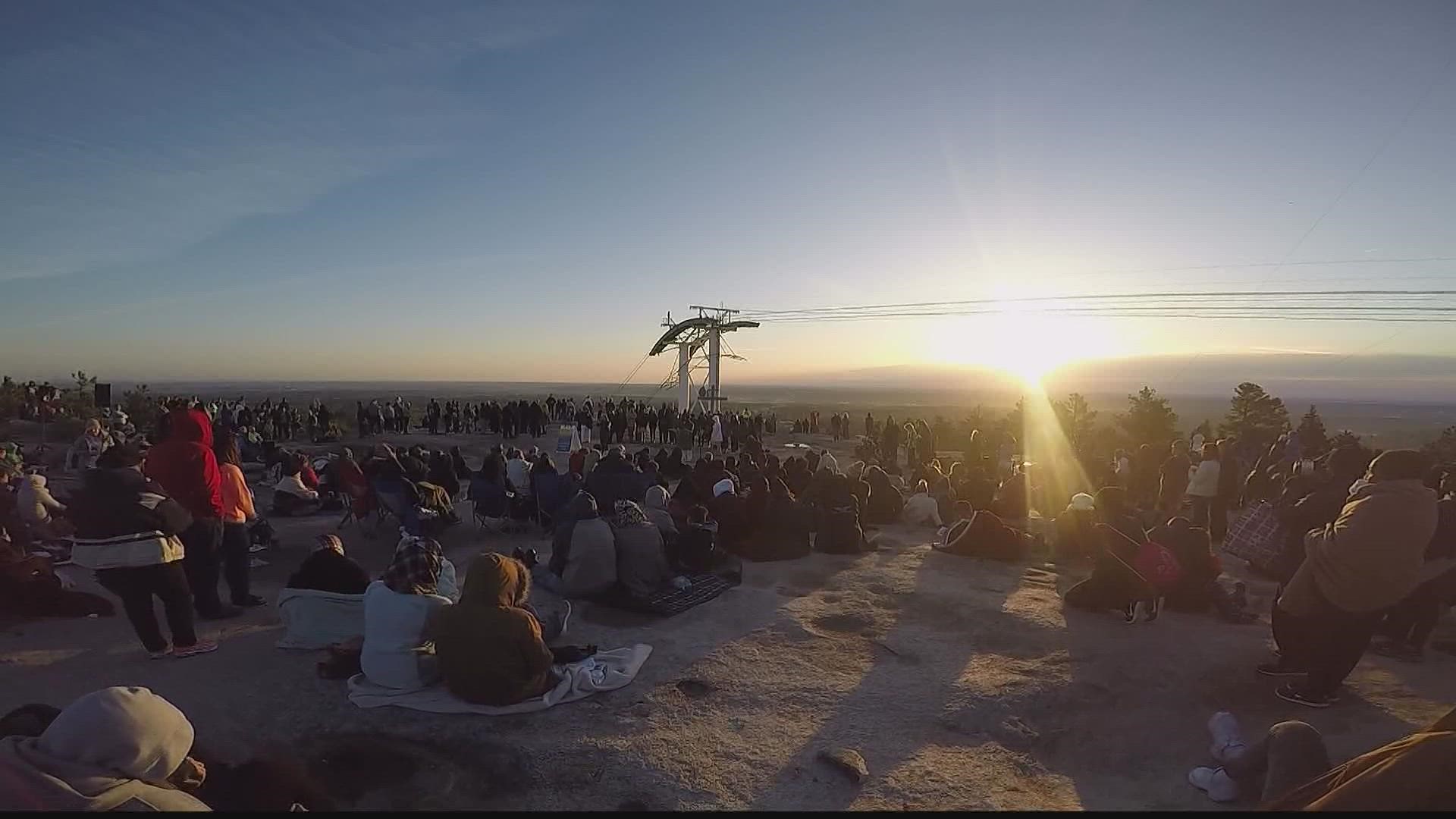 77th Annual Easter Sunrise Service at Stone Mountain Park