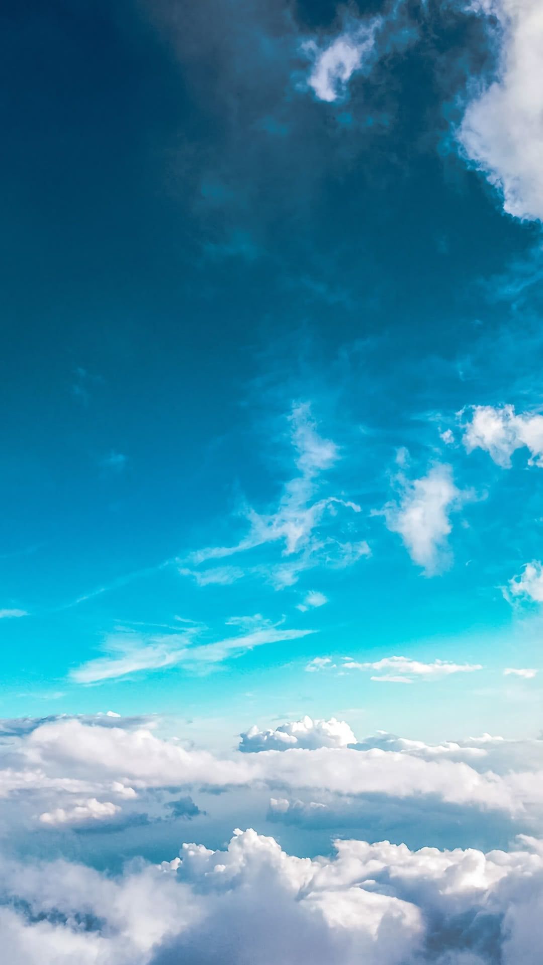Above the clouds. Blue sky wallpaper, Wallpaper iphone summer, Sky aesthetic