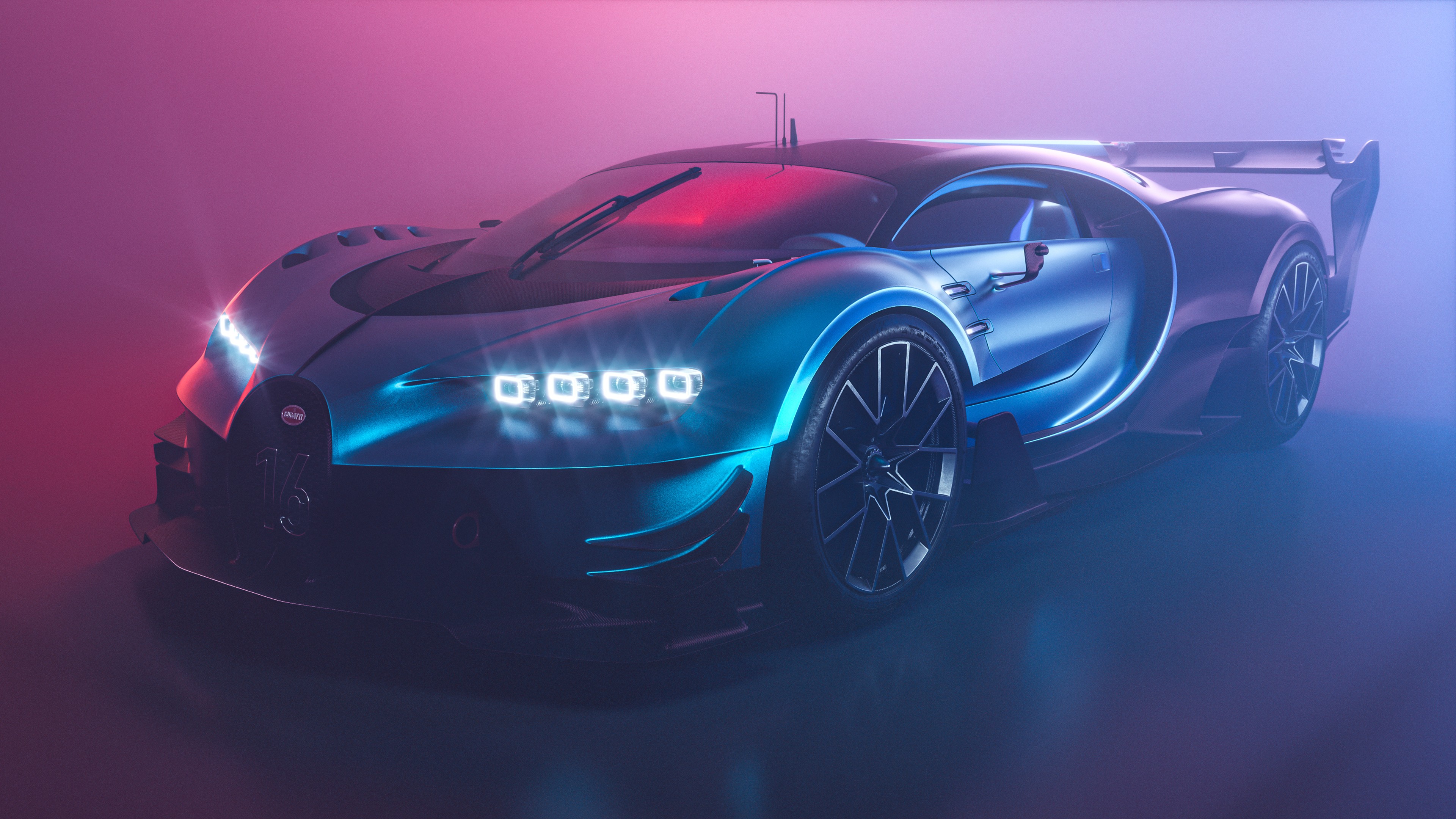 Bugatti Chiron Vision GT 4K Wallpaper Car Wallpaper