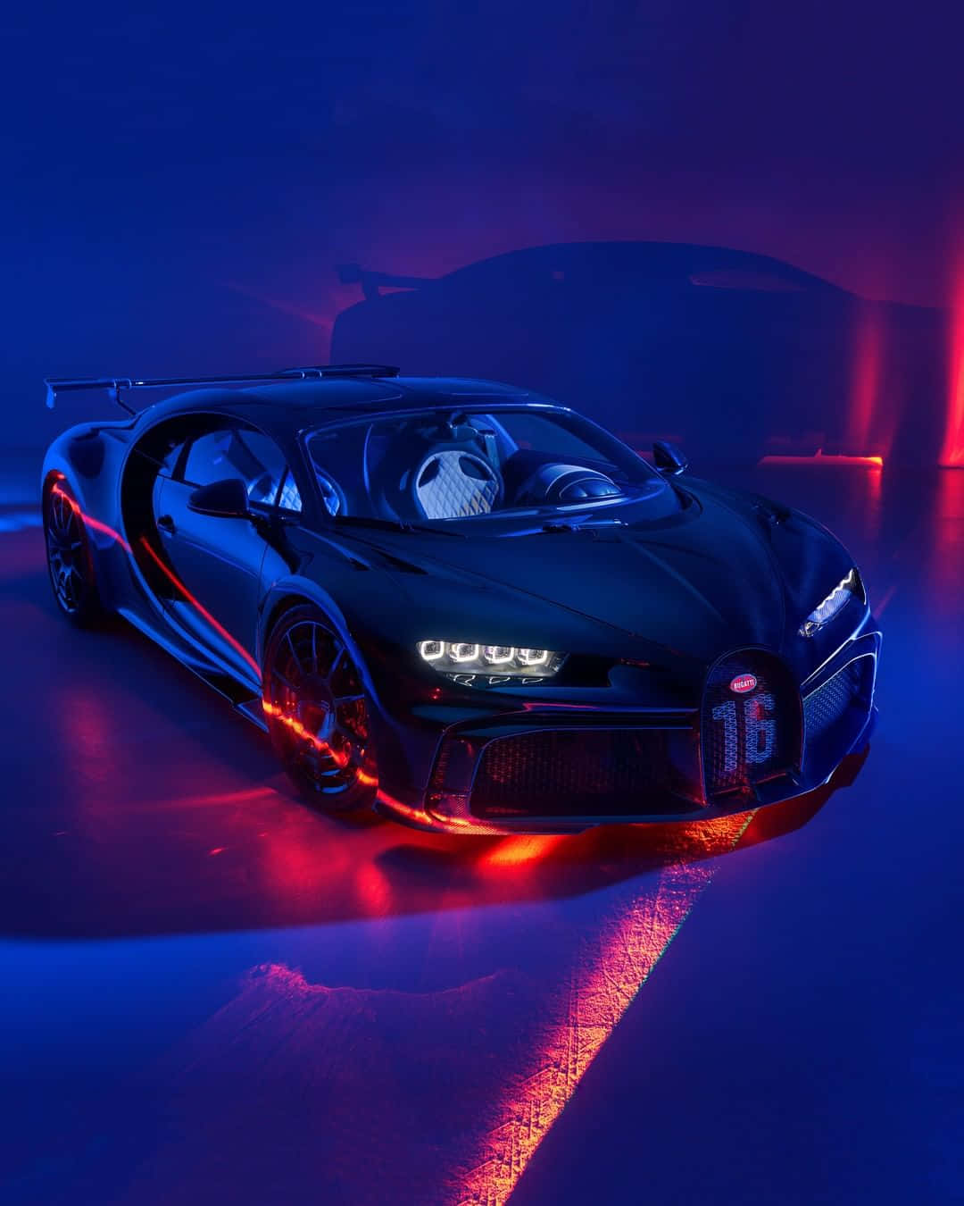 Download Neon Bugatti Wallpaper