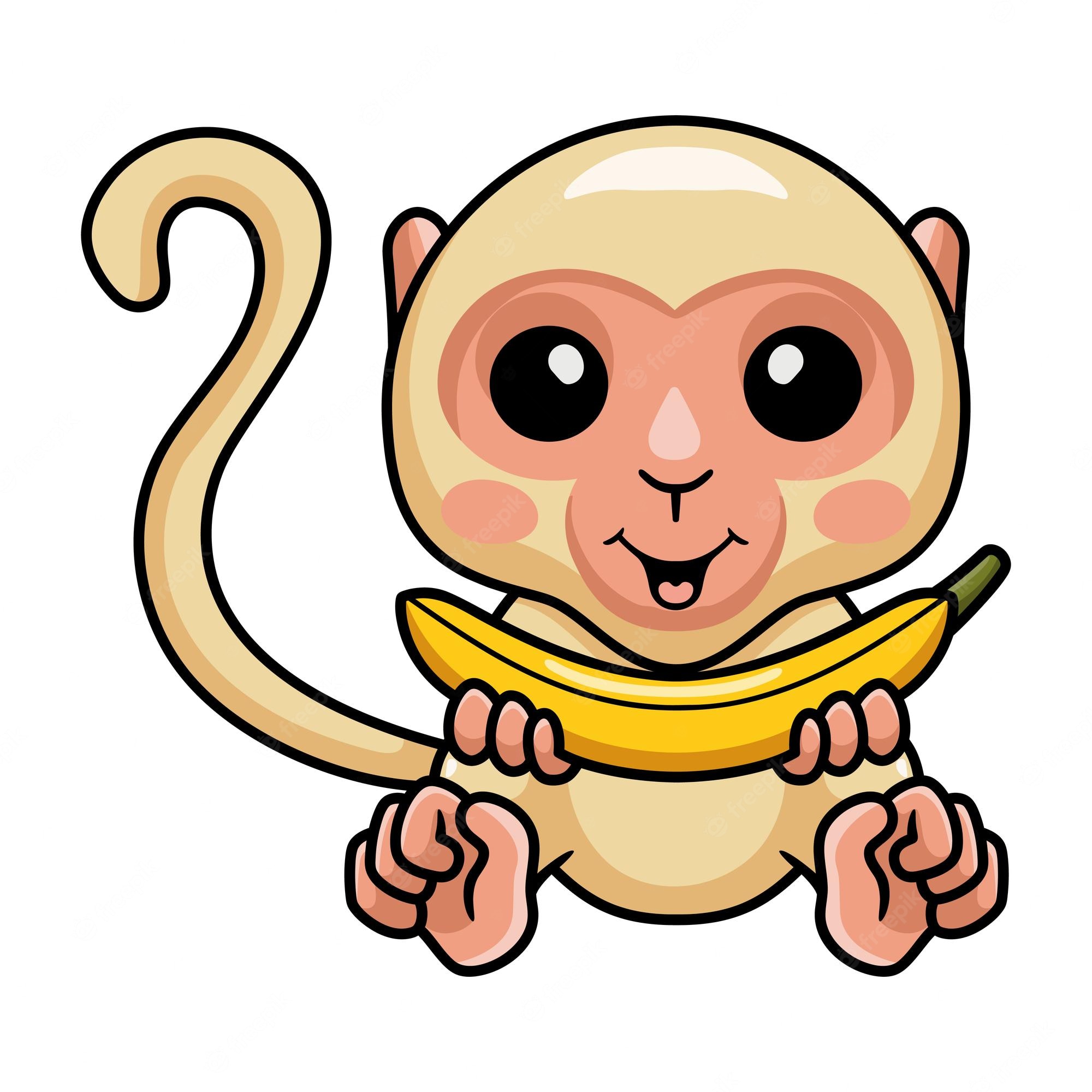 Kawaii monkey Image. Free Vectors, & PSD