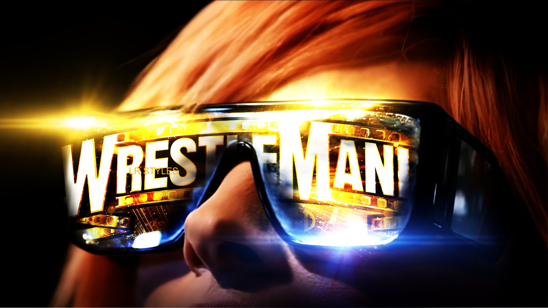 Lucio Monreal Rodrigues 39 Poster / Logo ft. Becky Lynch #WWE #wrestlemania #WrestleMania39