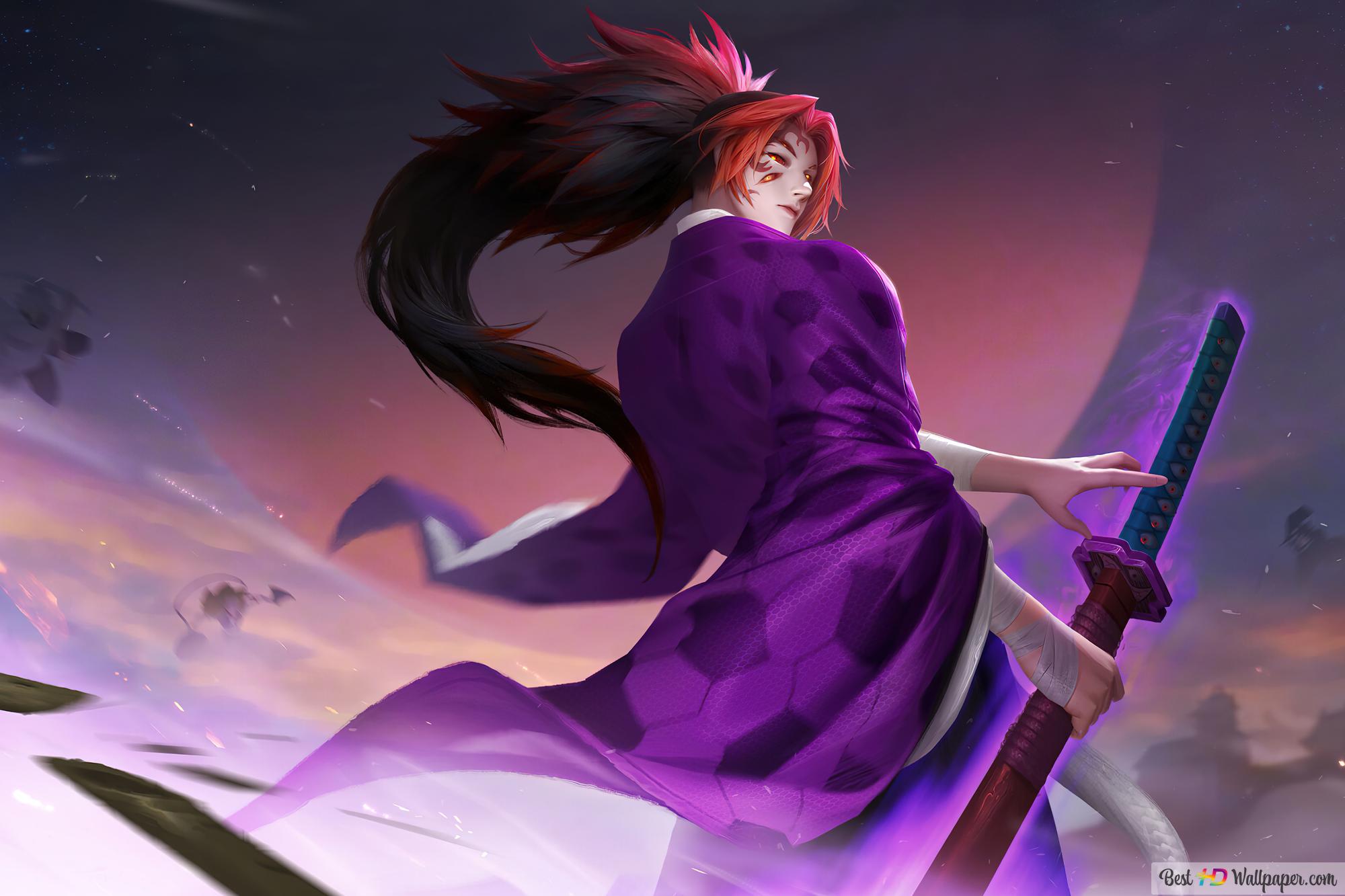 Demon Slayer Upper Moon Demon 4K wallpaper download