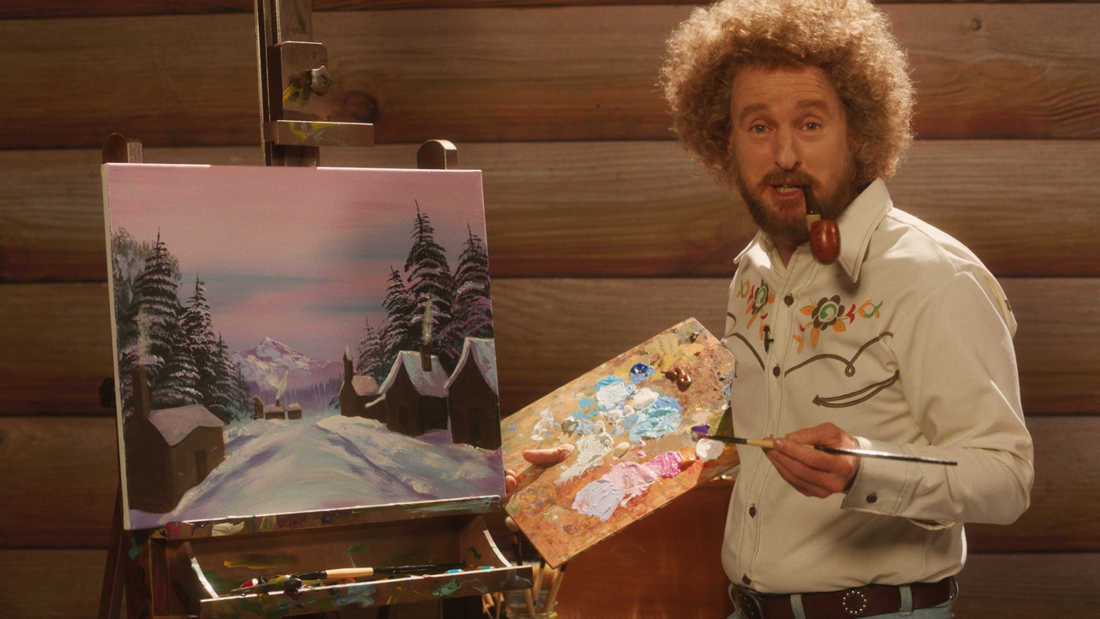 Paint' Is a Bad SNL Sketch of Owen Wilson Doing Bob Ross