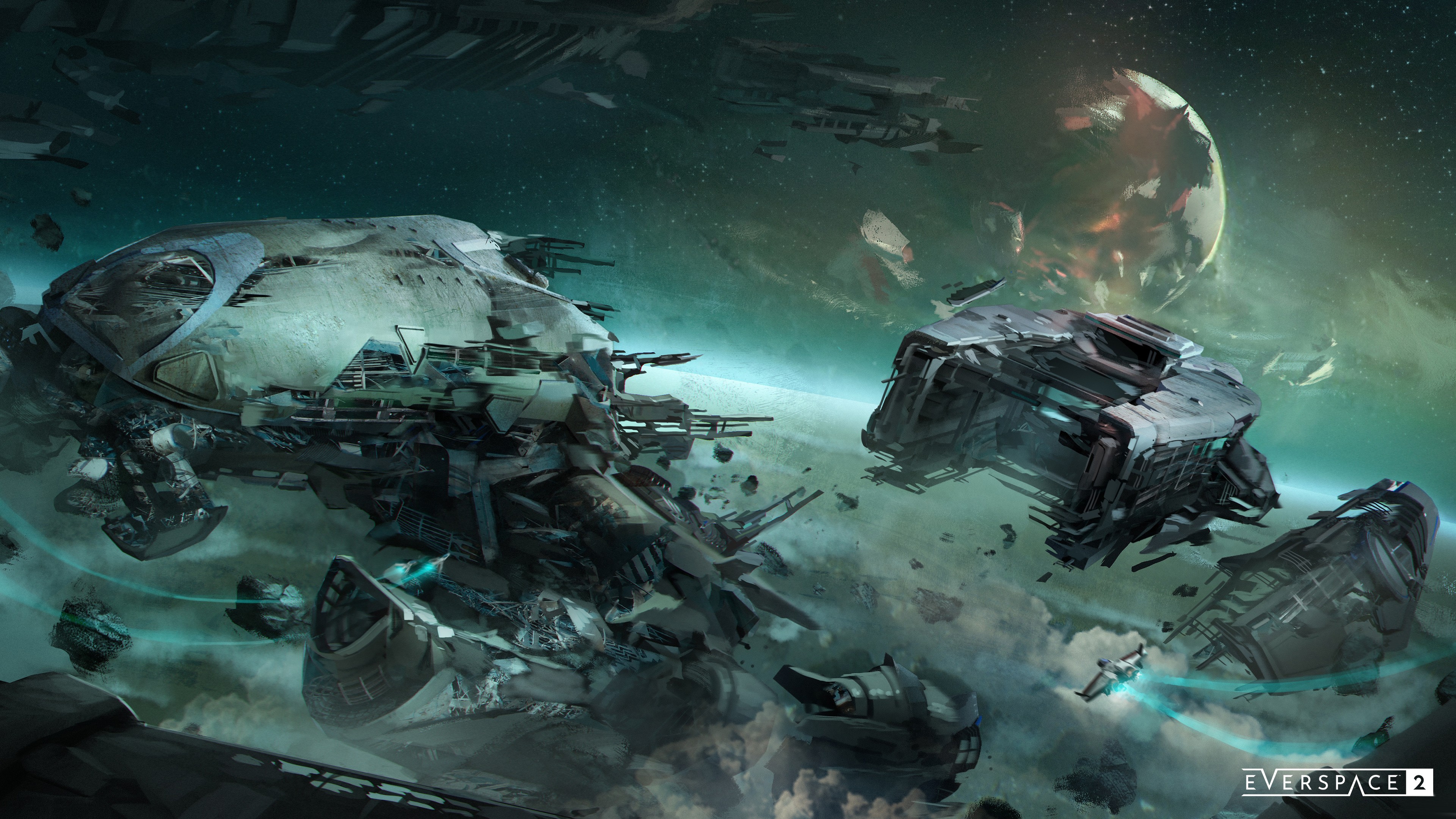 Wallpaper Everspace 2, Gamescom 2020, screenshot, 4K, Games