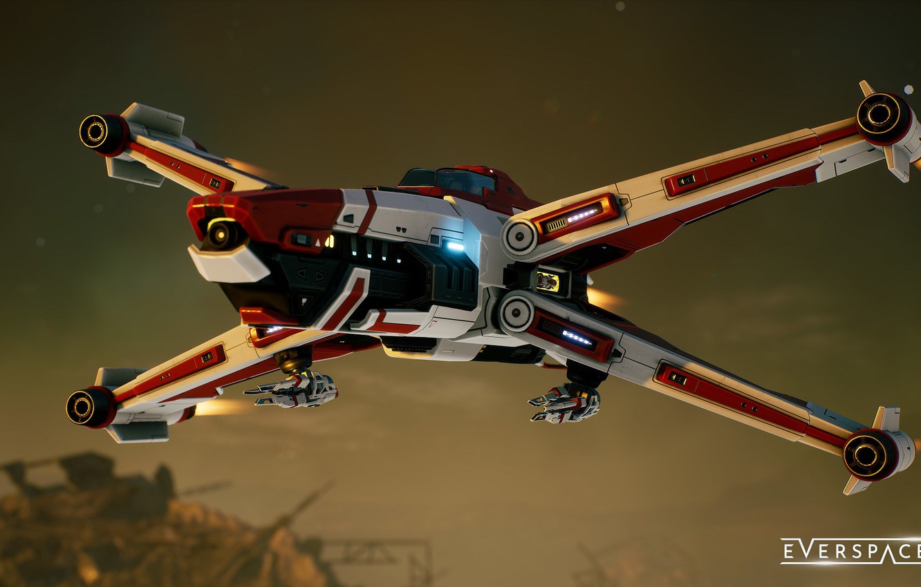 Wallpaper spaceship, starship, spaceship, Everspace - for desktop, section игры