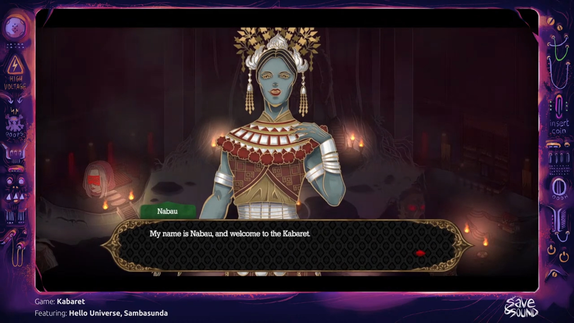 Persona Theory Games' Kabaret Showcases Its Music At Save & Sound Event