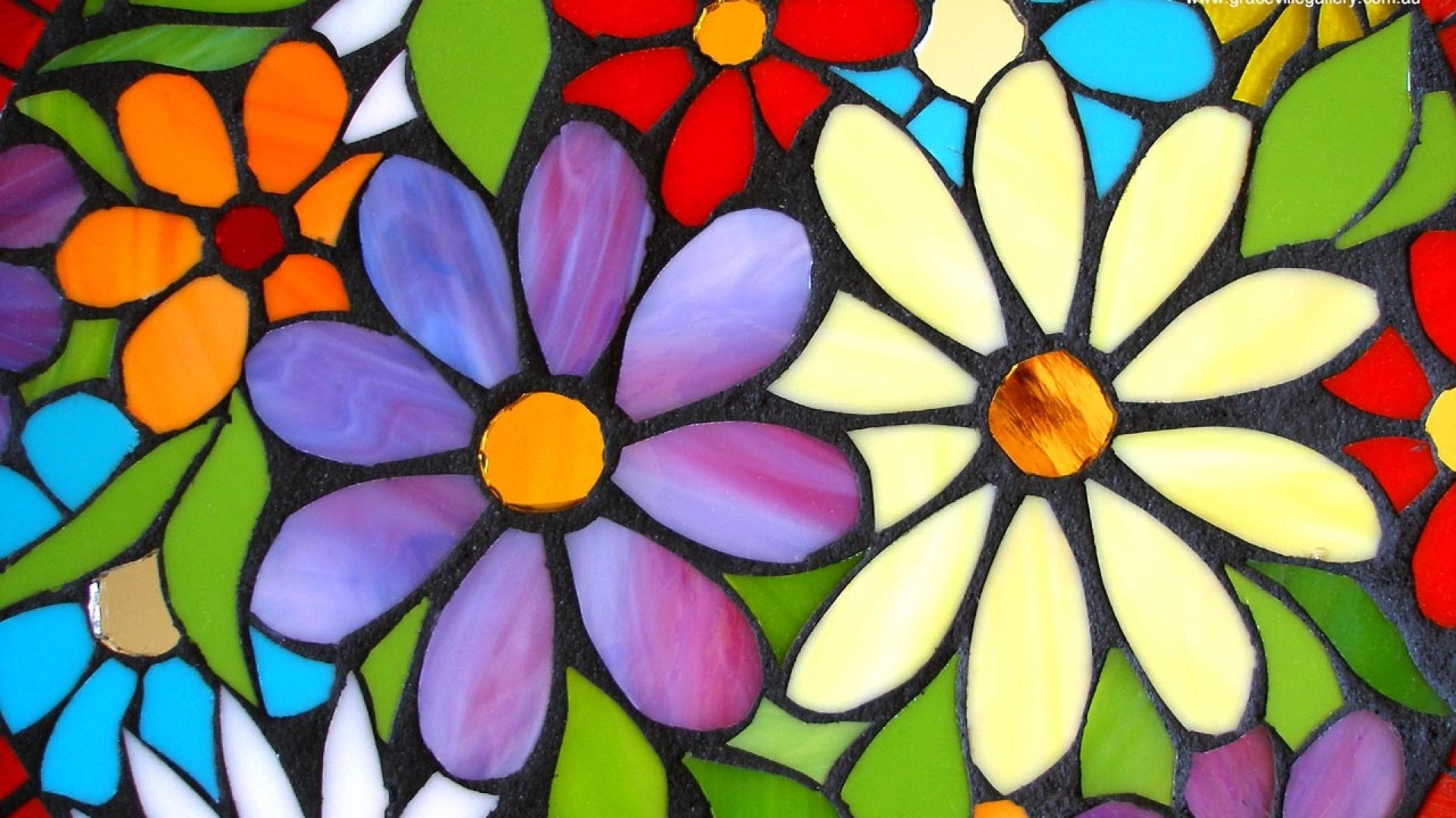 Stained Glass Flowers