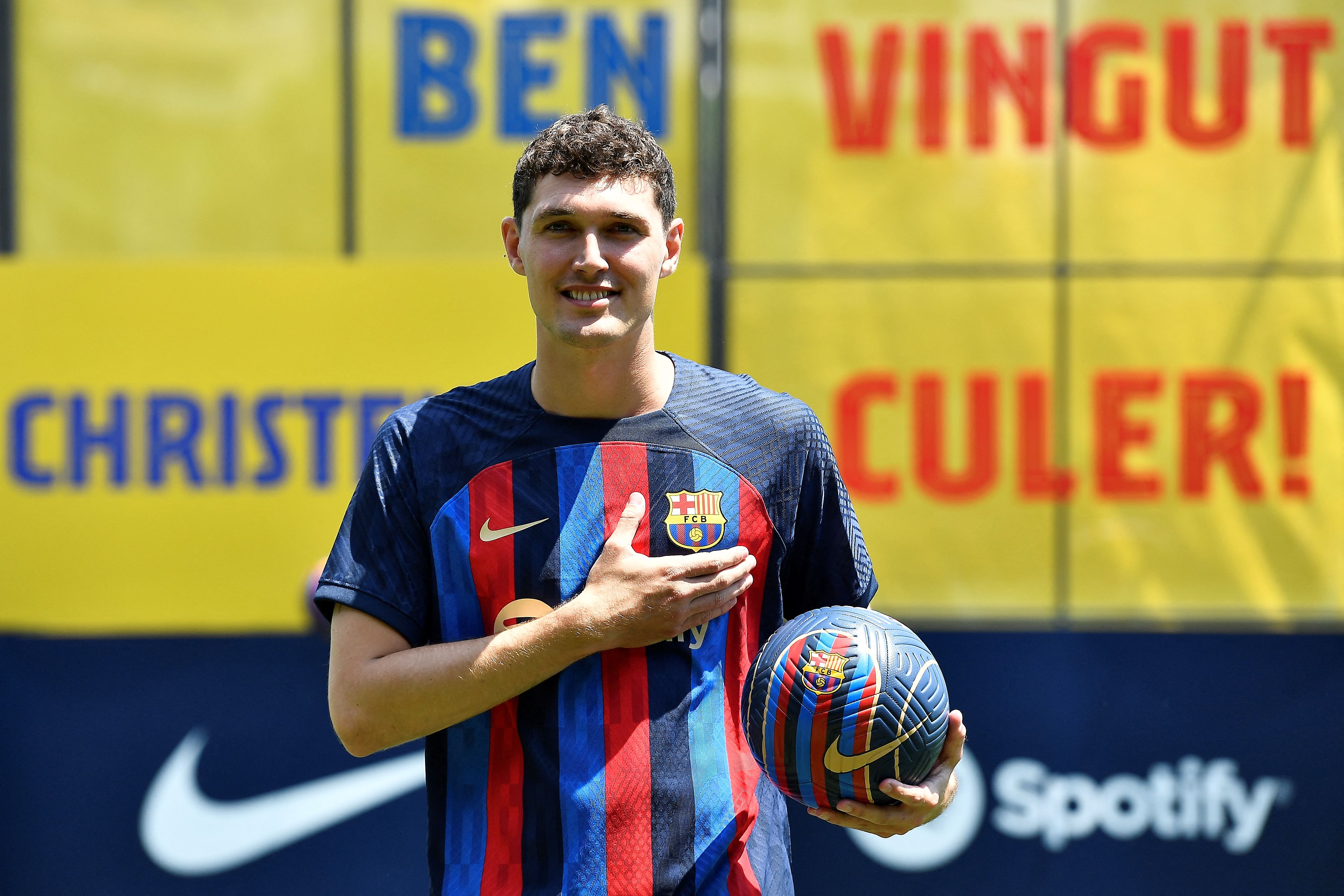 IN PICS: Andreas Christensen is unveiled at Barcelona