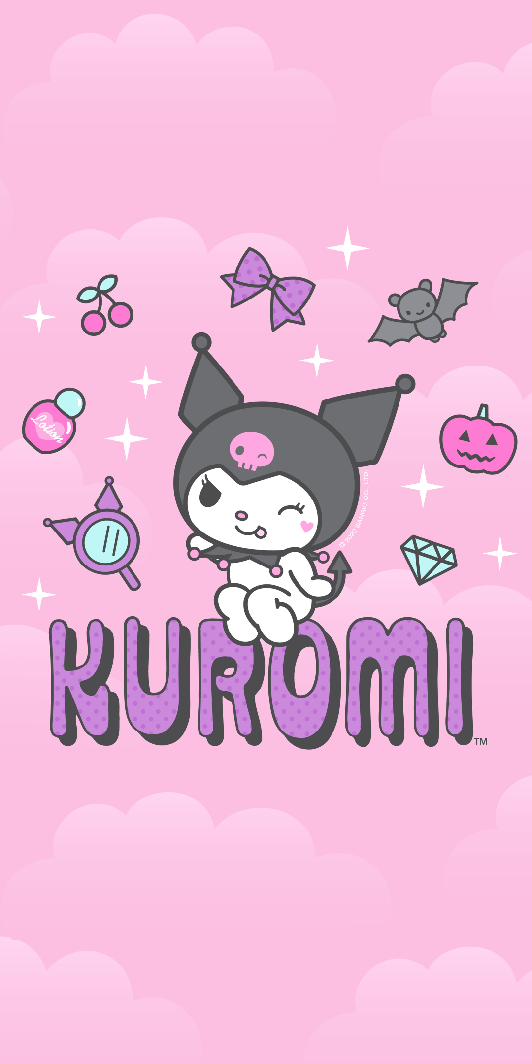 Kuromi Wallpaper 4K, Hello Kitty, Cute