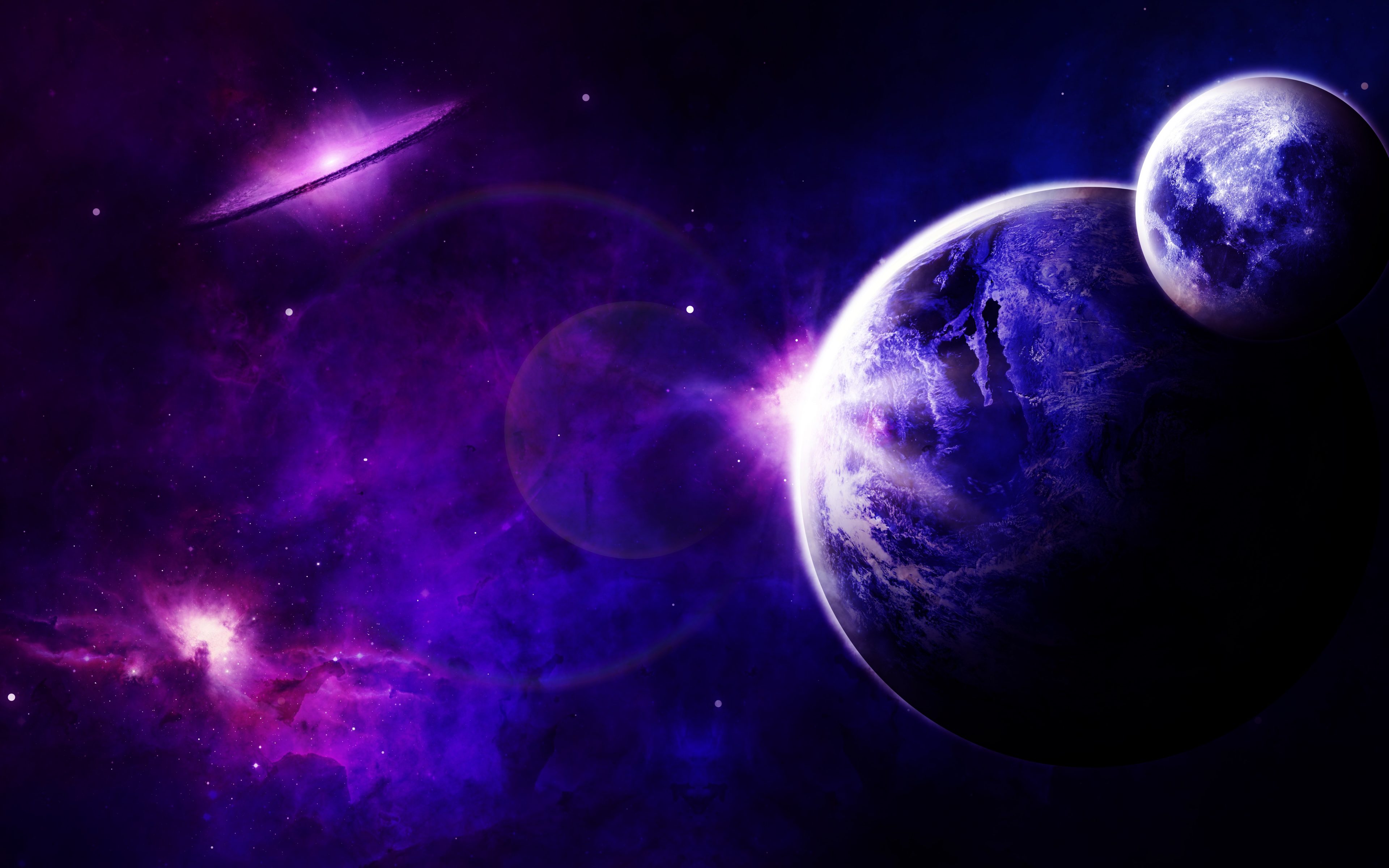 Purple Universe 8K UHD Wallpaper