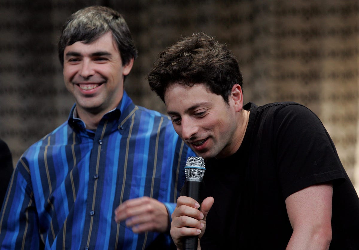 Net Worths Of Sergey Brin and Larry Page Rise Combined $5.3 Billion To Record High