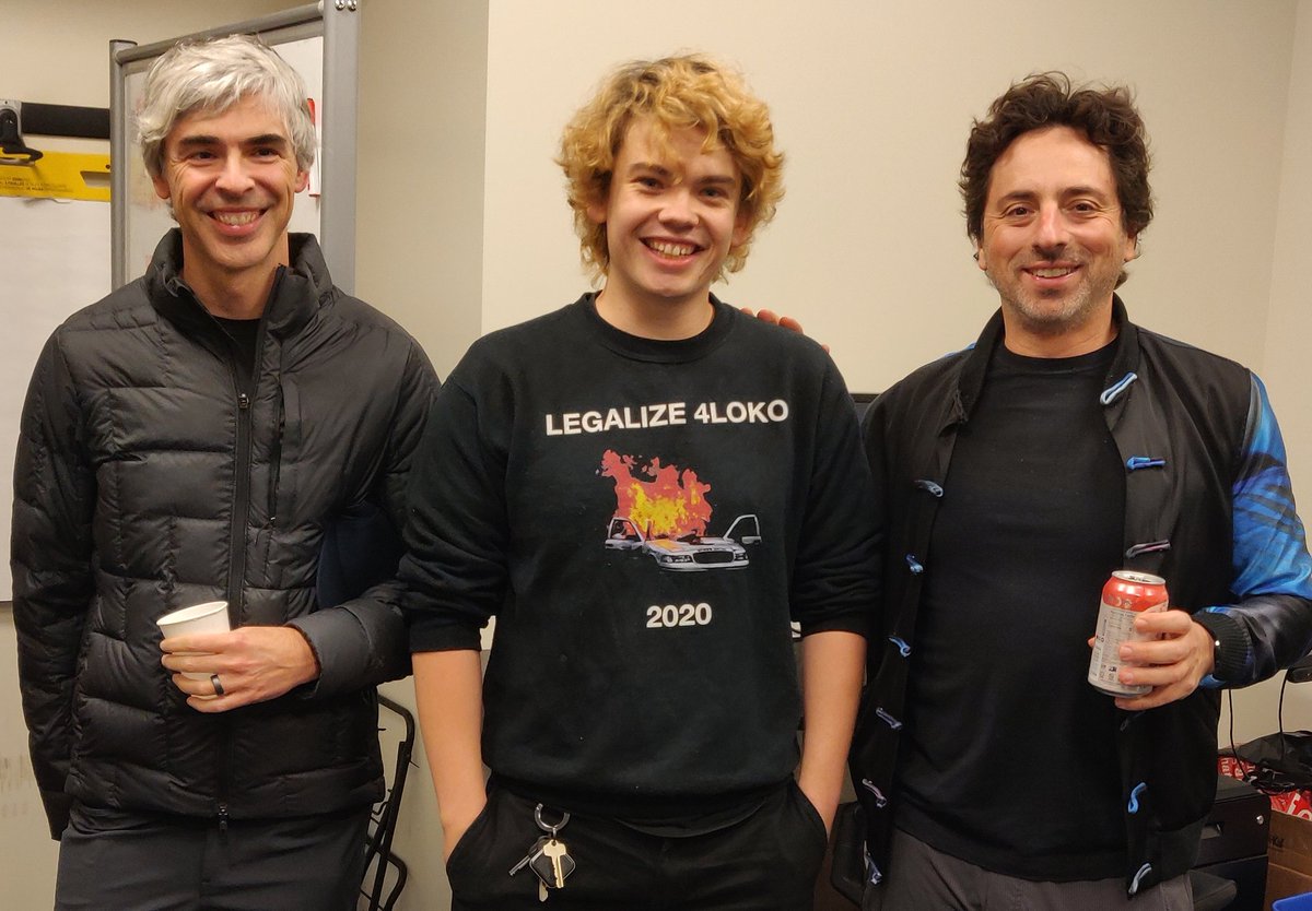 larry page and sergey brin photo