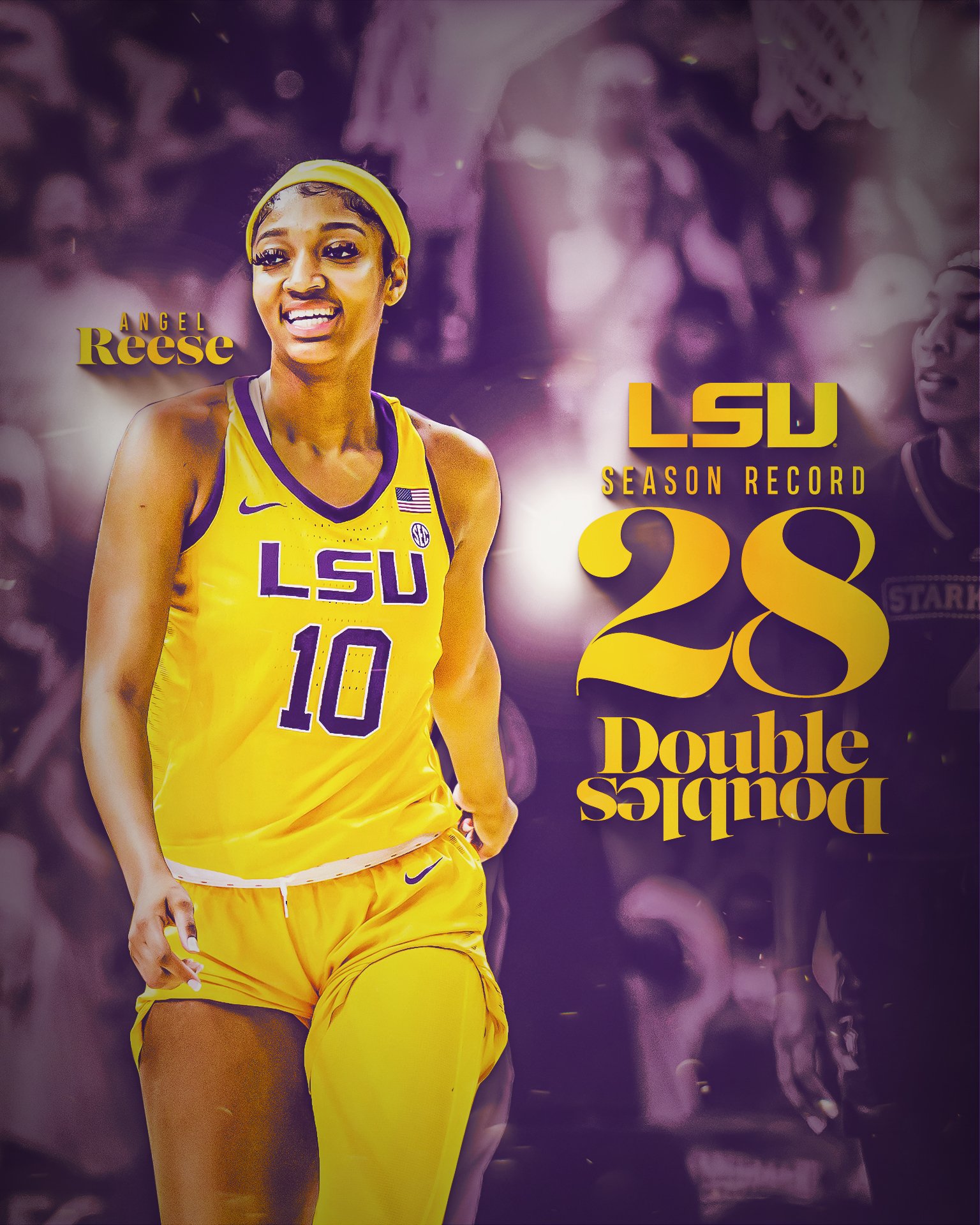 LSU Women's Basketball Reese continues to make history