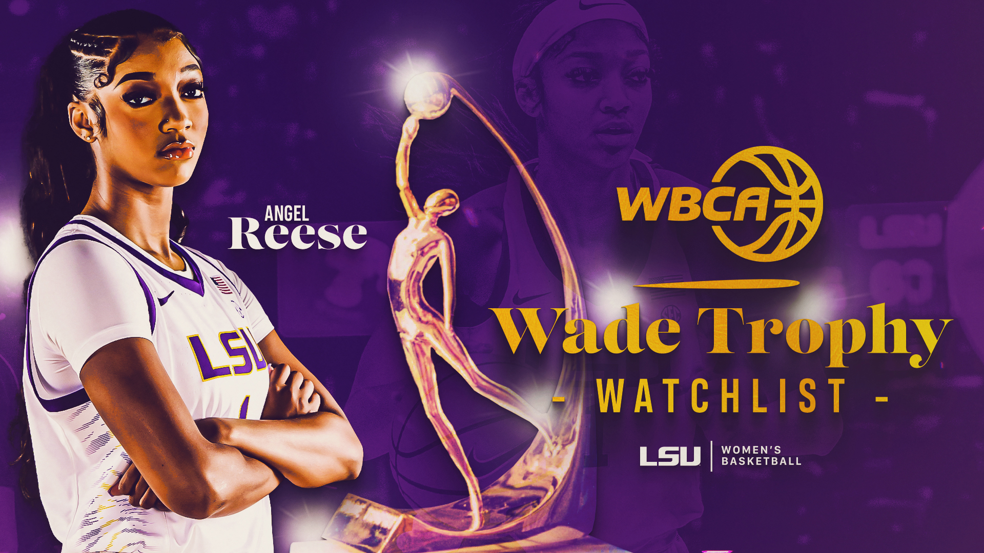 LSU's Angel Reese Named On Wade Trophy Watchlist