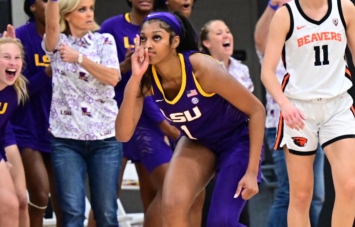 LSU's Angel Reese Joins 20 20 Club To Headline This Week's Women's Basketball Starting Five