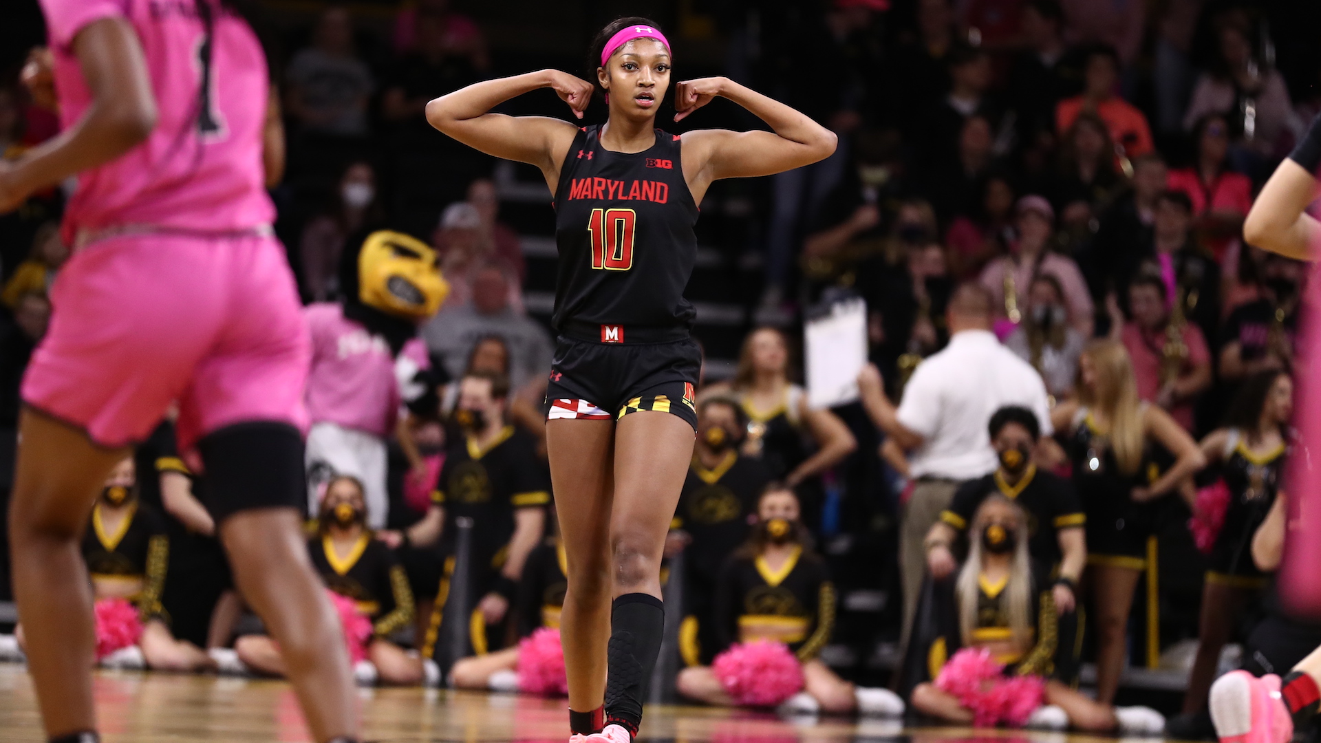 Angel Reese's Basketball of Maryland Athletics