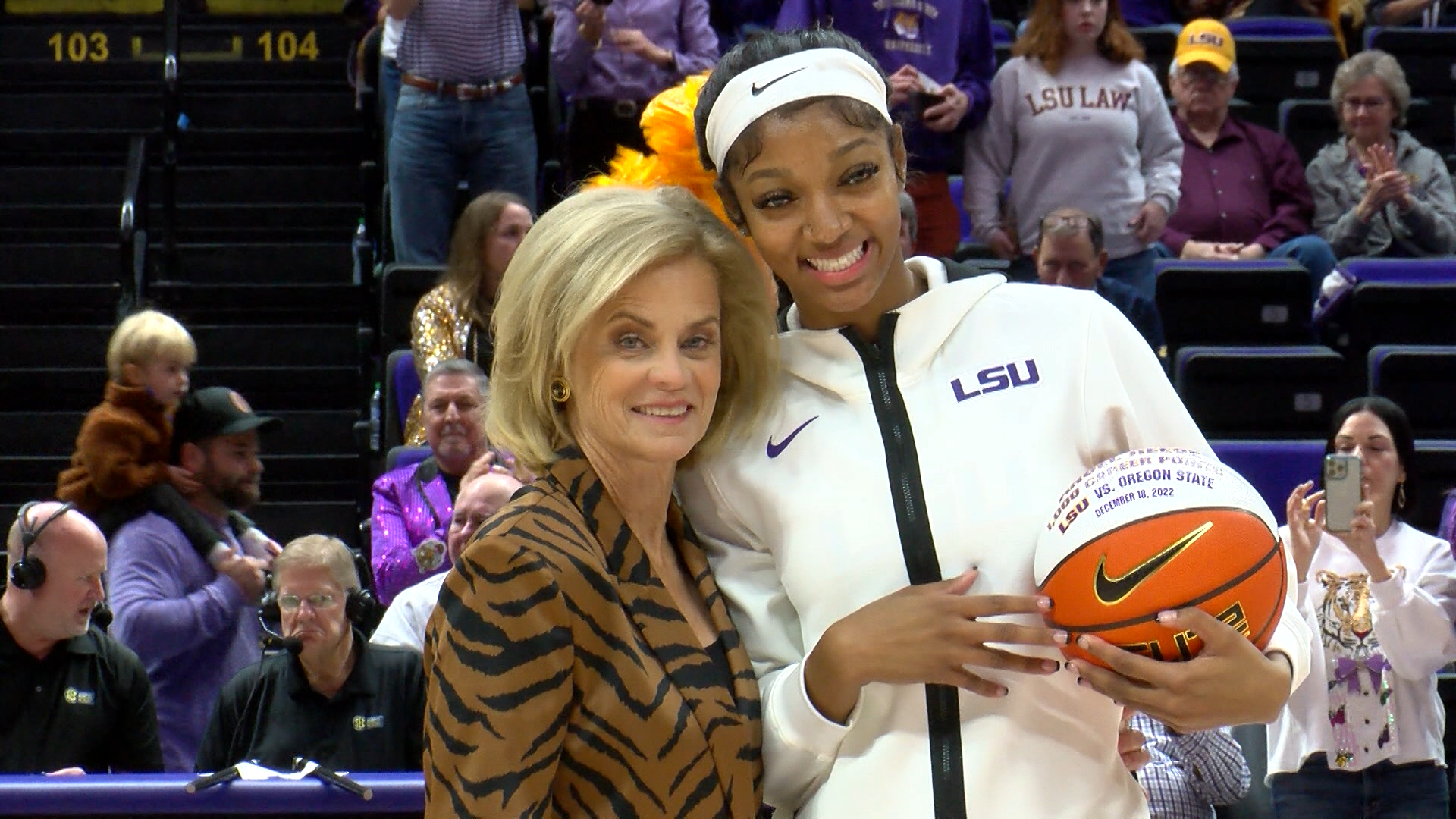 Angel Reese, Coach Kim Mulkey can now be connected with on Cameo