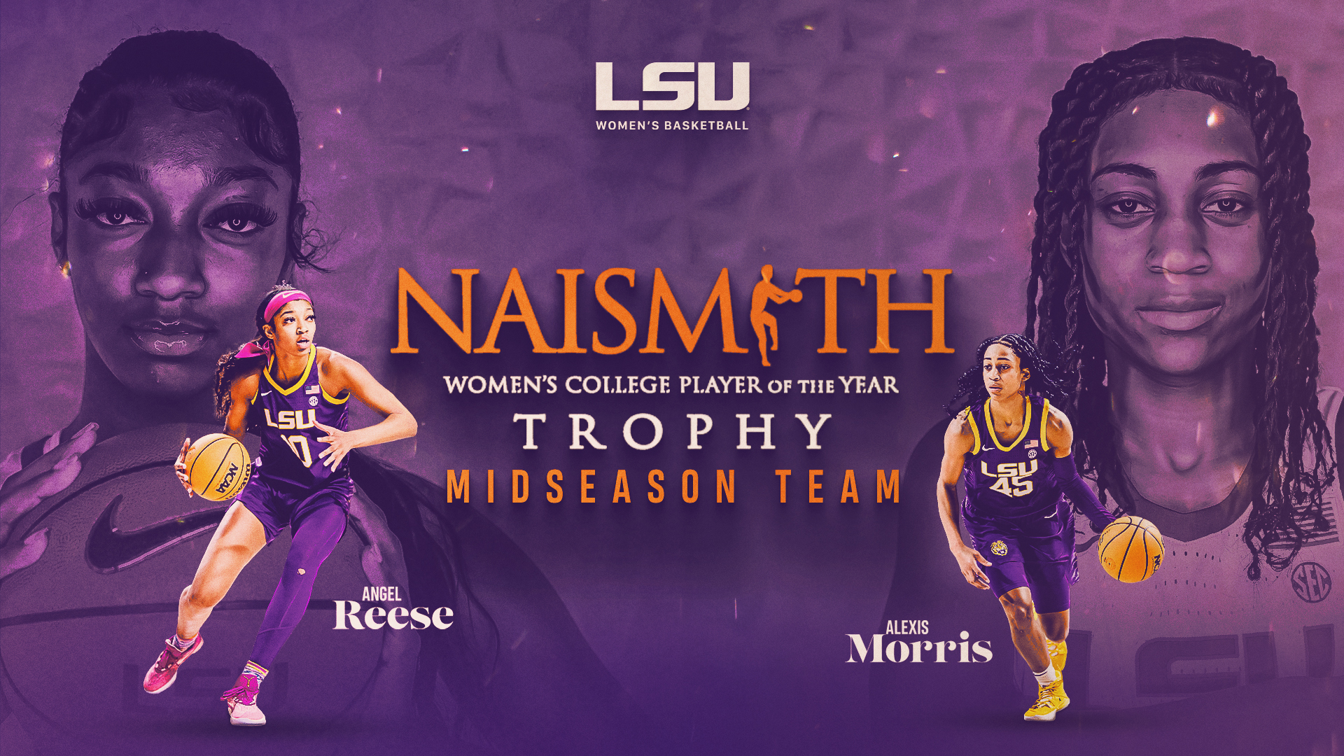 Morris and Reese Named on Naismith Player of the Year Midseason Team