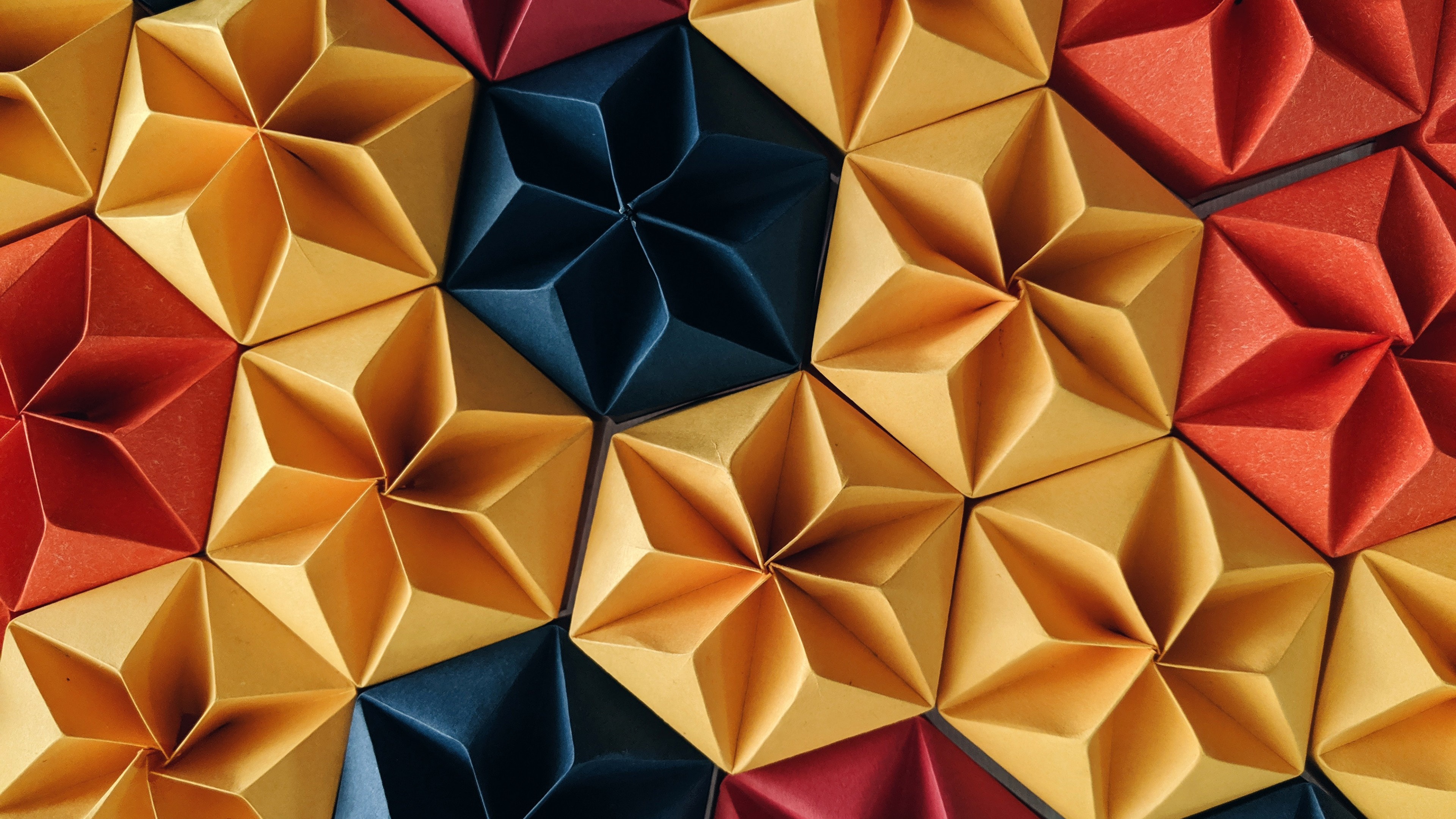 Wallpaper / paper, origami, colorful free download